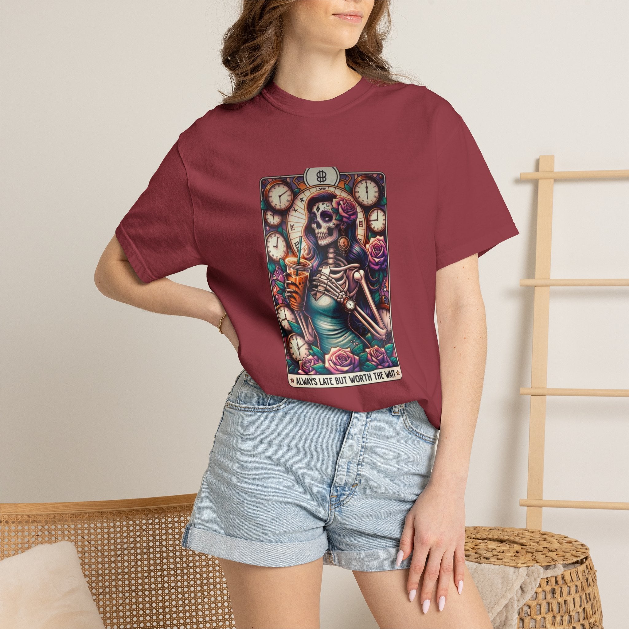 Always Late Unisex Garment-Dyed T-shirt