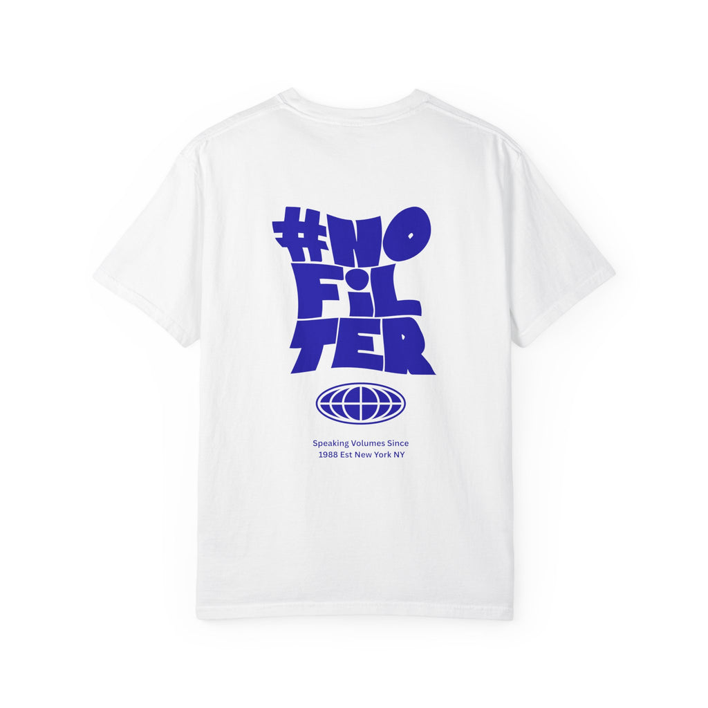 #NOFILTER Graphic T-Shirt — Retro Bold Blue Print