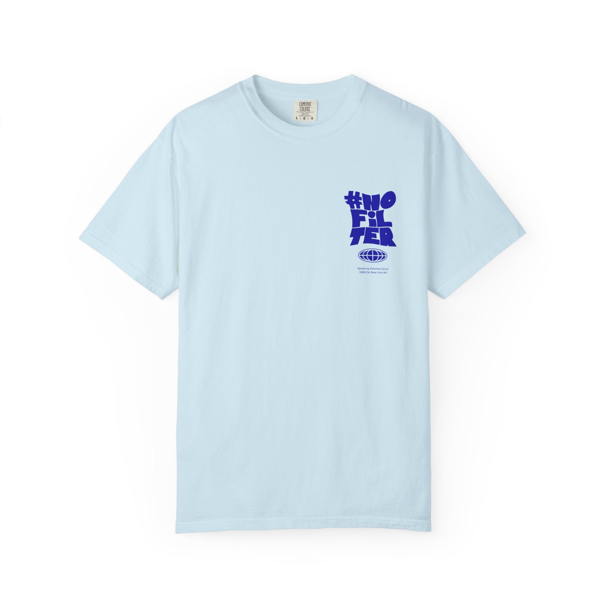 #NOFILTER Graphic T-Shirt — Retro Bold Blue Print