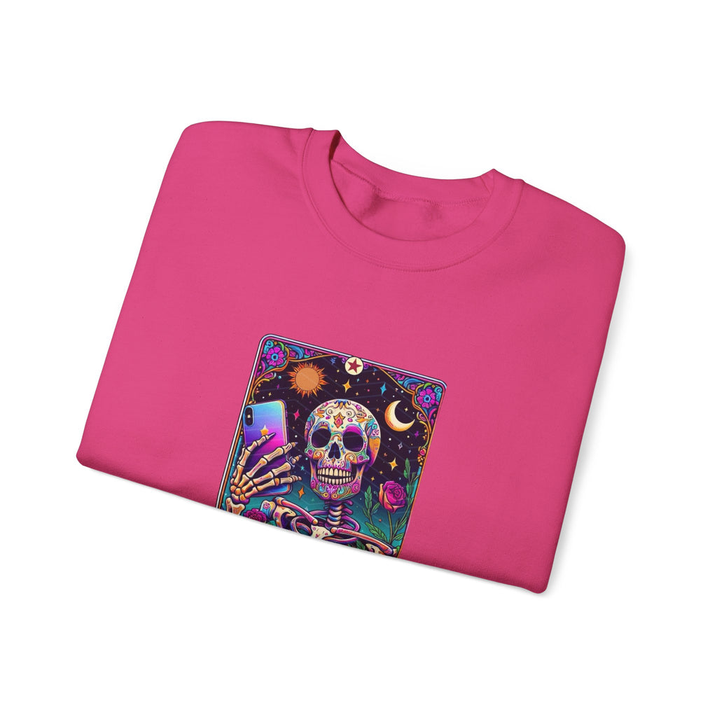 The Selfie Addict Unisex Heavy Blend™ Crewneck Sweatshirt