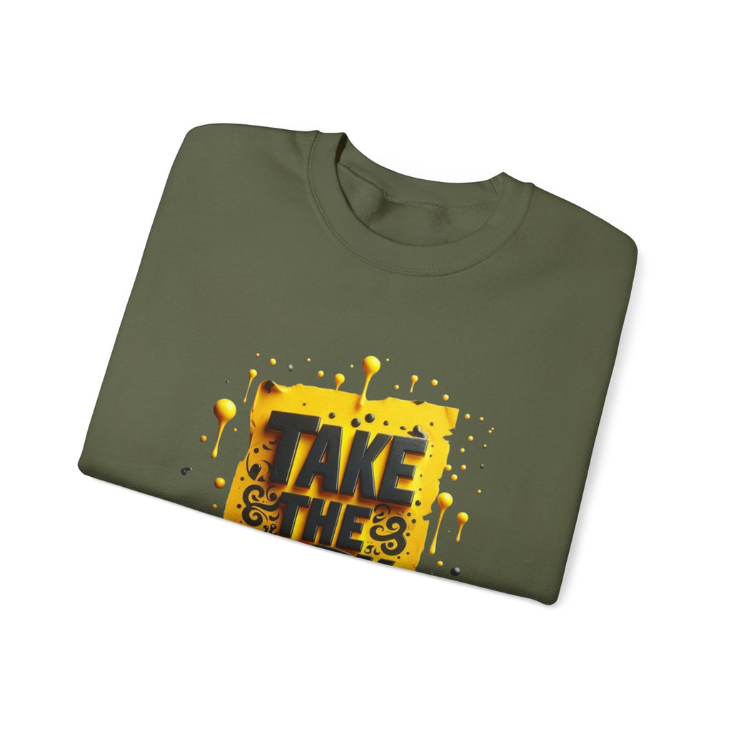 Take The Risk Unisex Heavy Crewneck Sweatshirt