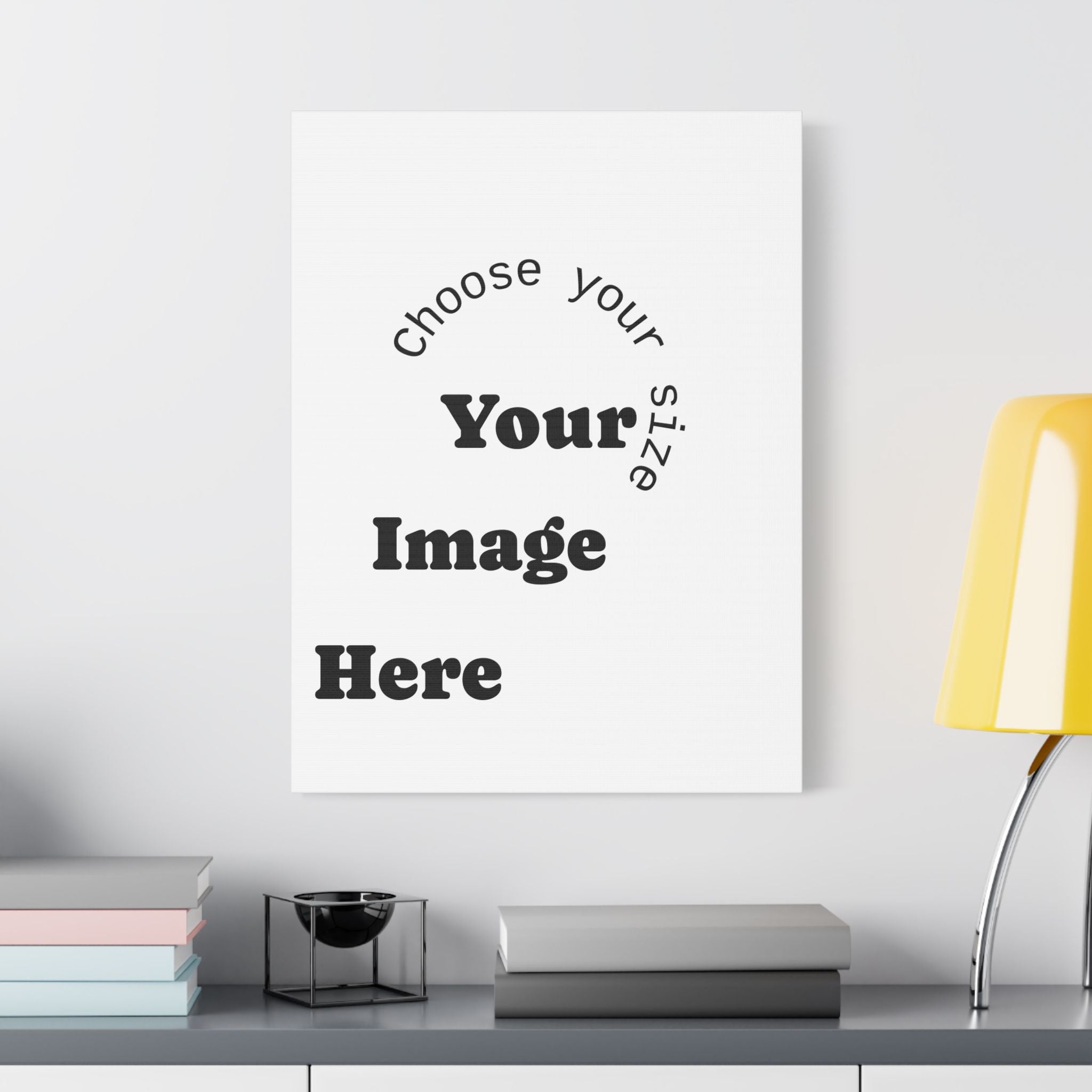 Custom Satin Canvas, Stretched Pick your Size - Send us your Image
