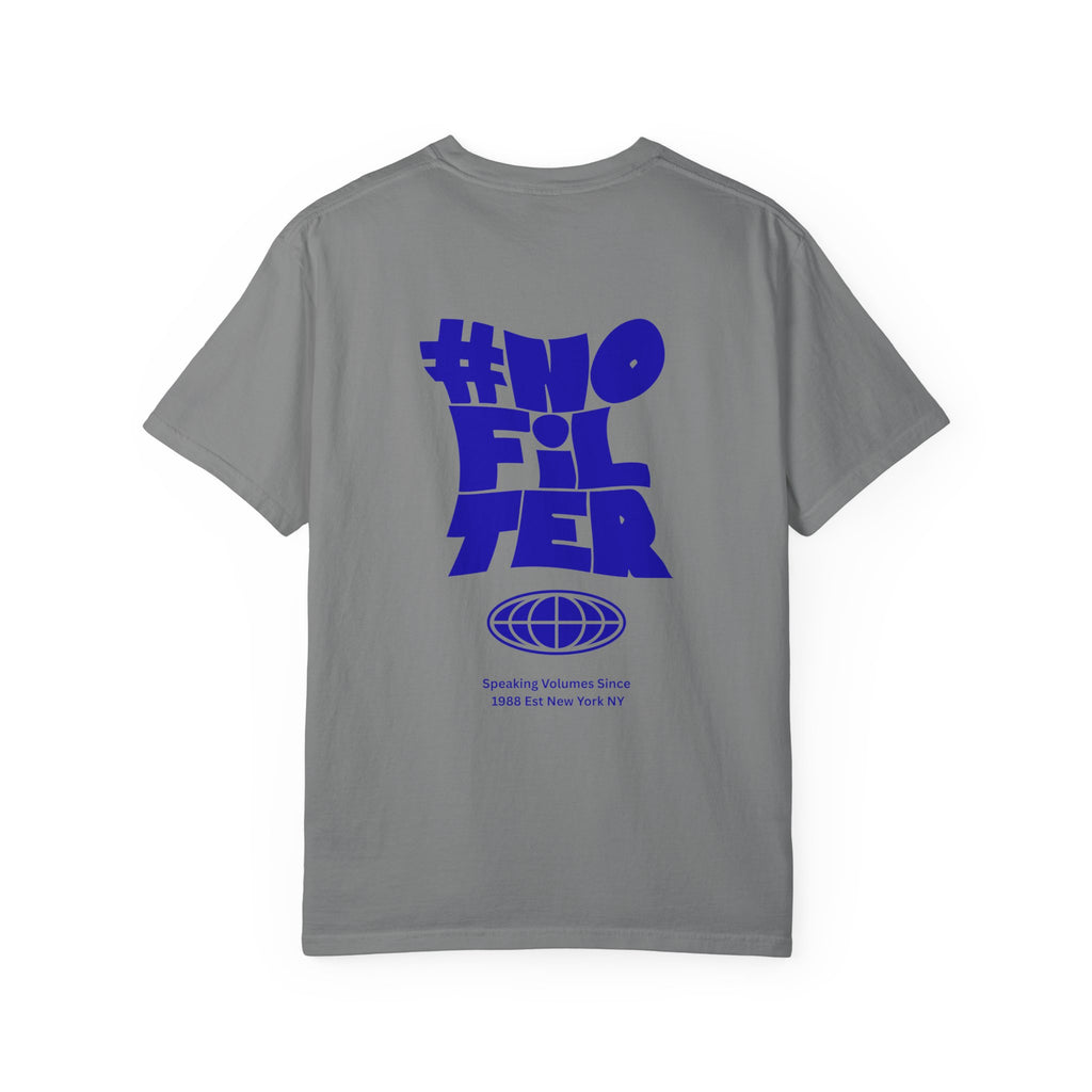 #NOFILTER Graphic T-Shirt — Retro Bold Blue Print