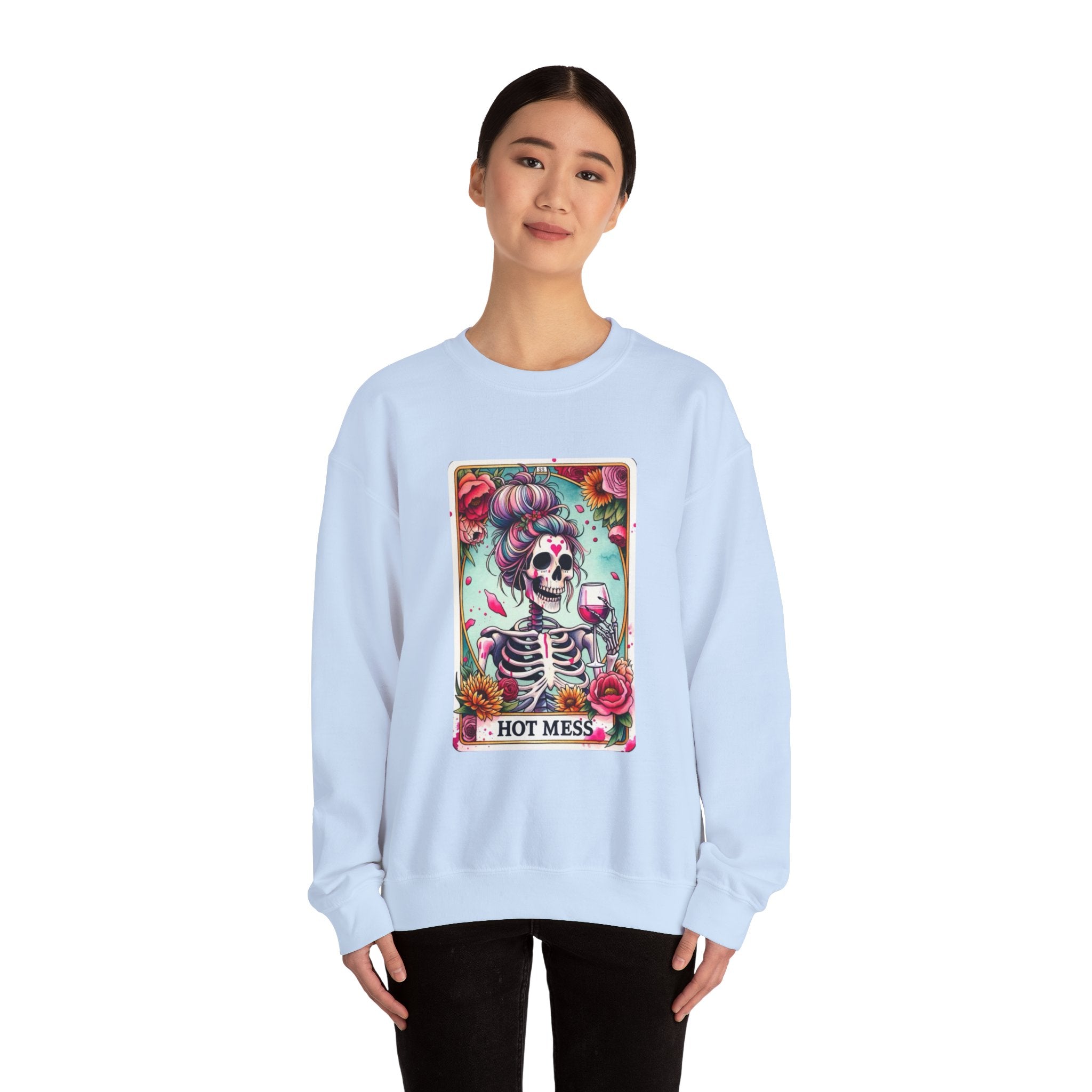 Hot Mess Unisex Heavy Blend™ Crewneck Sweatshirt
