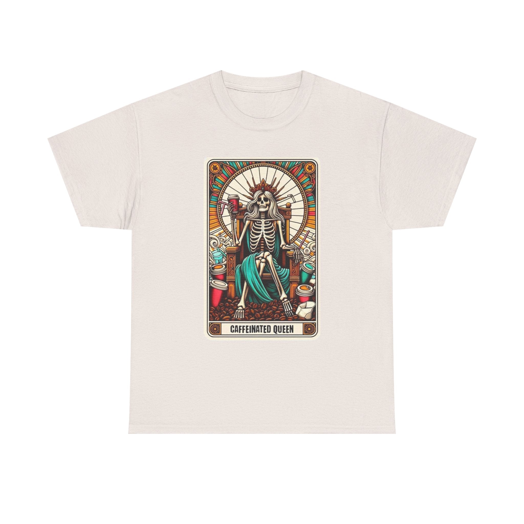 Caffinated Queen Unisex Heavy Cotton Tee