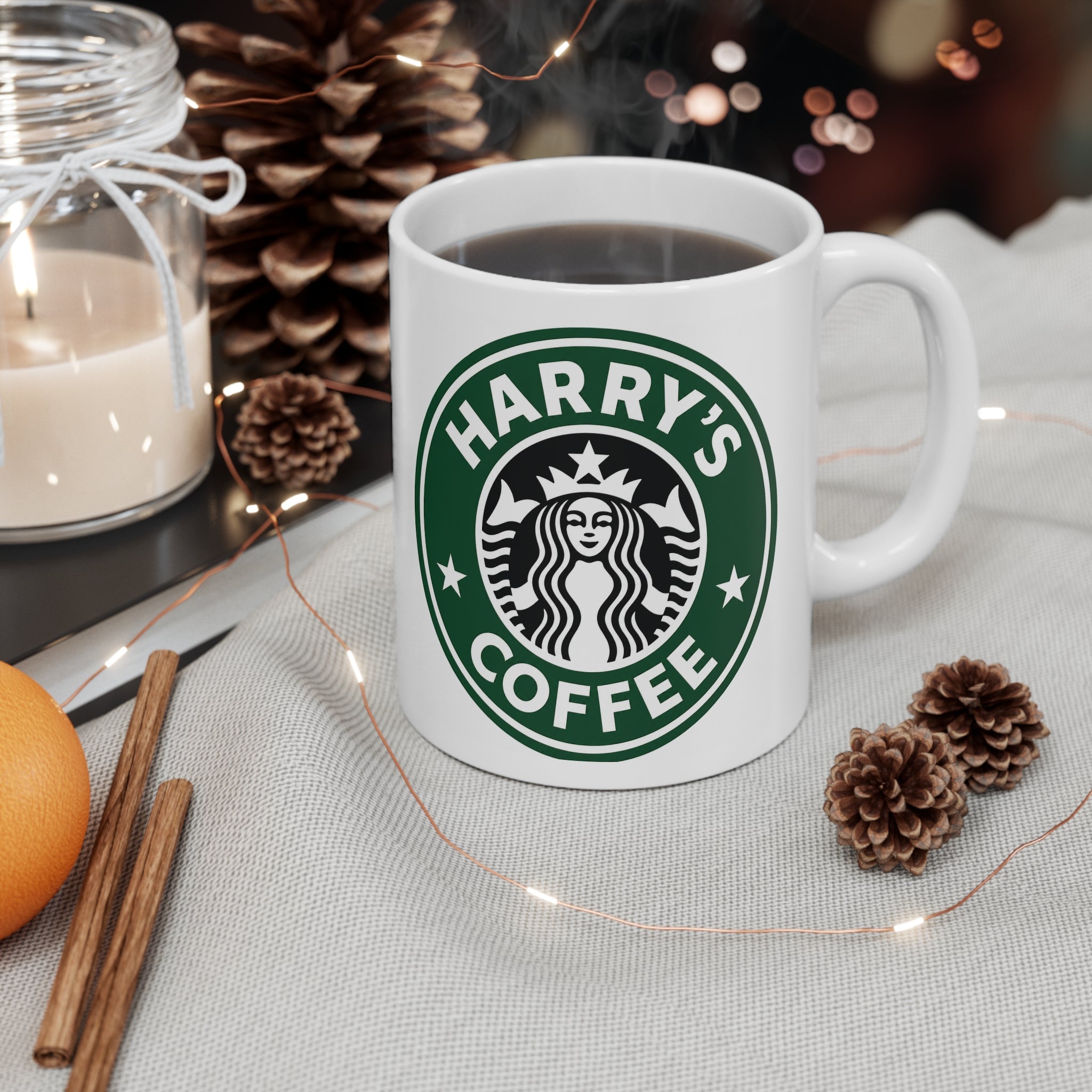 Personalized Starbucks Coffee Mug Logo Ceramic 11oz