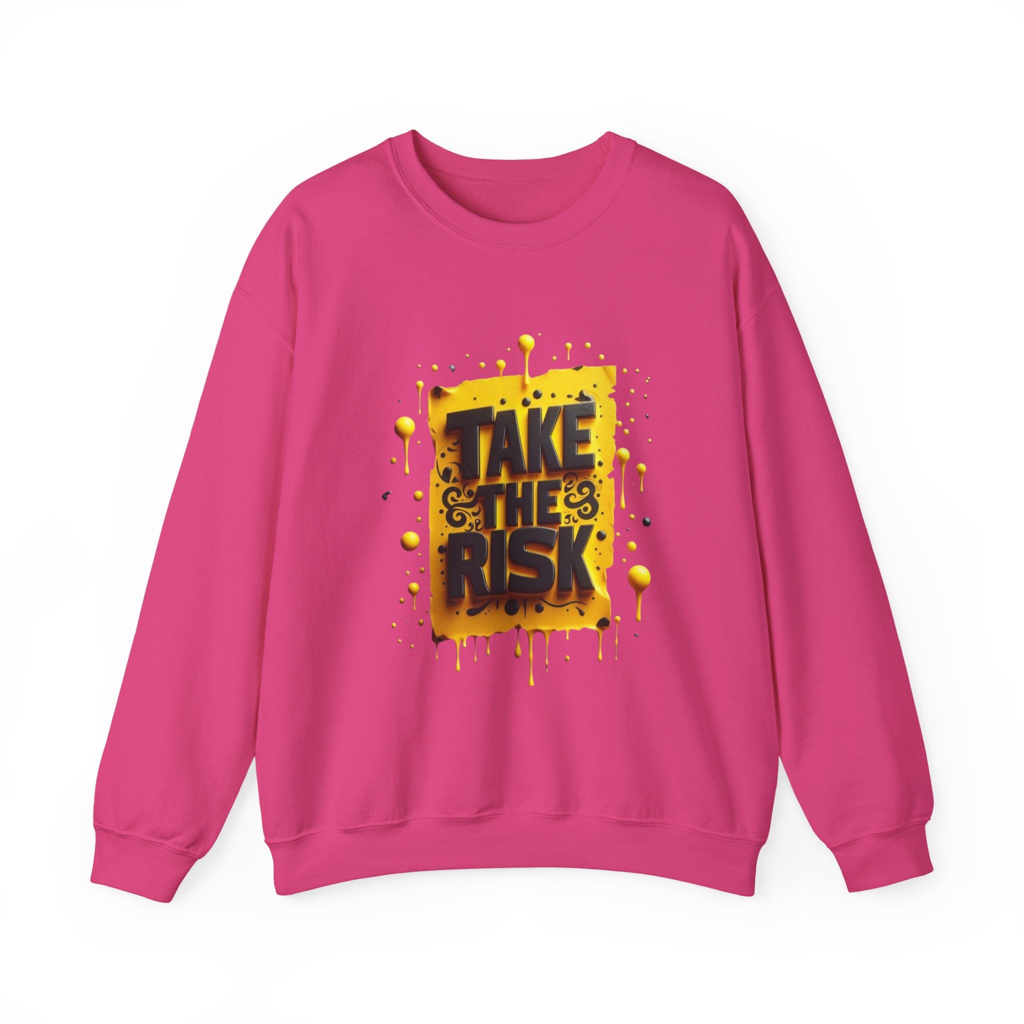 Take The Risk Unisex Heavy Crewneck Sweatshirt
