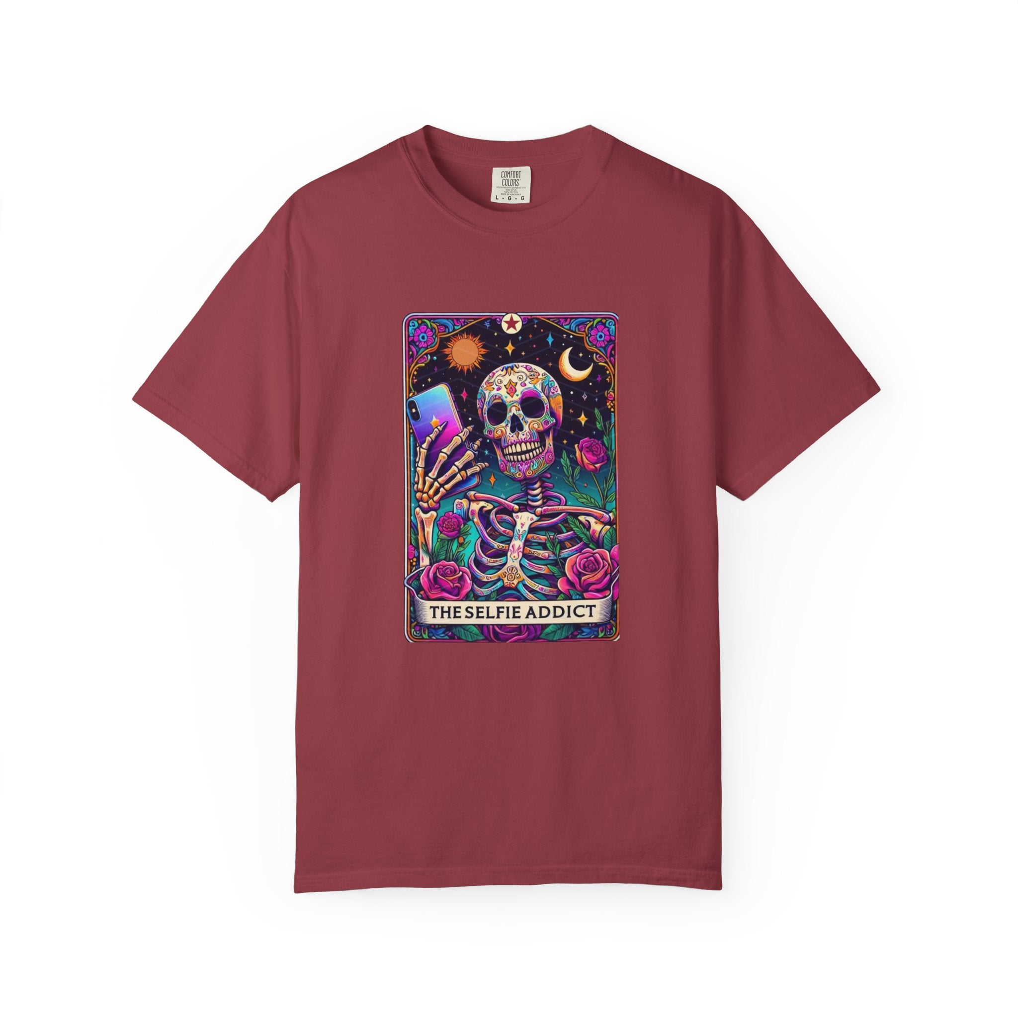 The Selfie Addict Unisex Garment-Dyed T-shirt