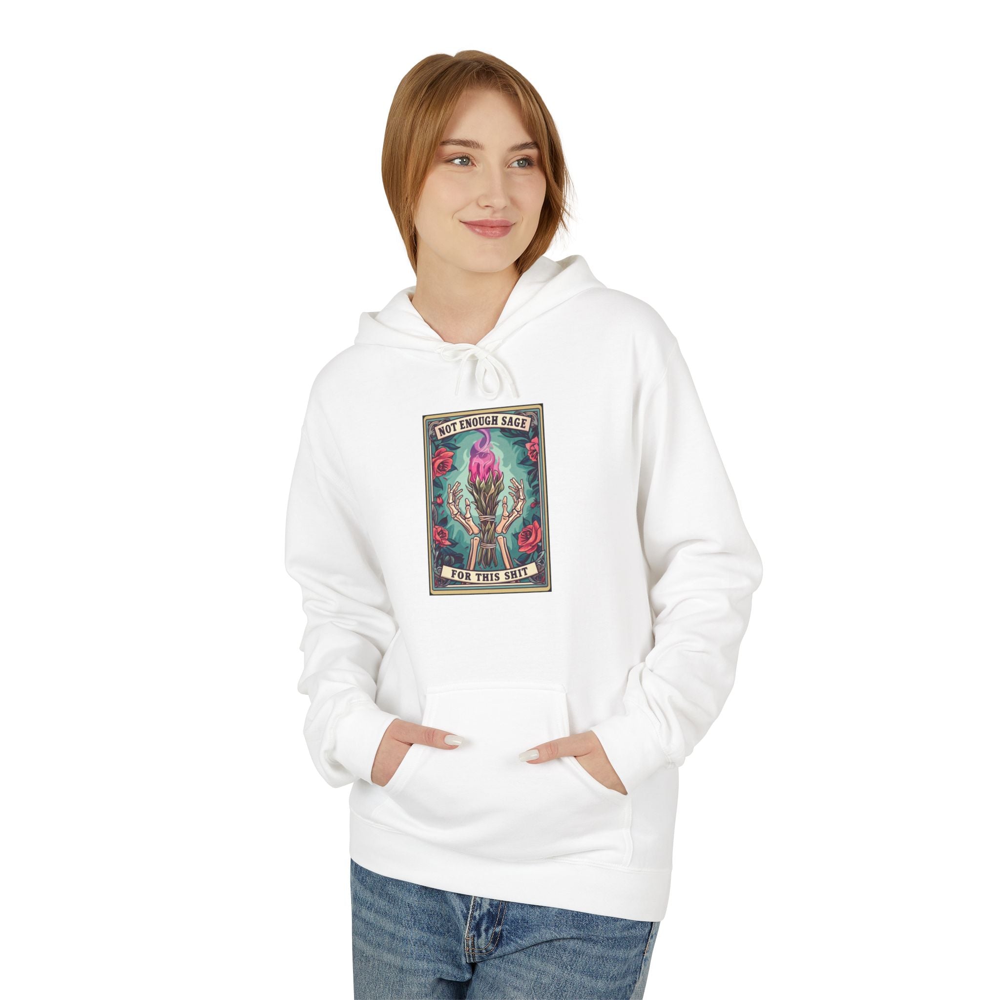 Not Enough Sage Unisex Midweight Softstyle Fleece Hoodie