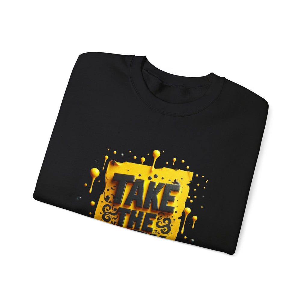 Take The Risk Unisex Heavy Crewneck Sweatshirt