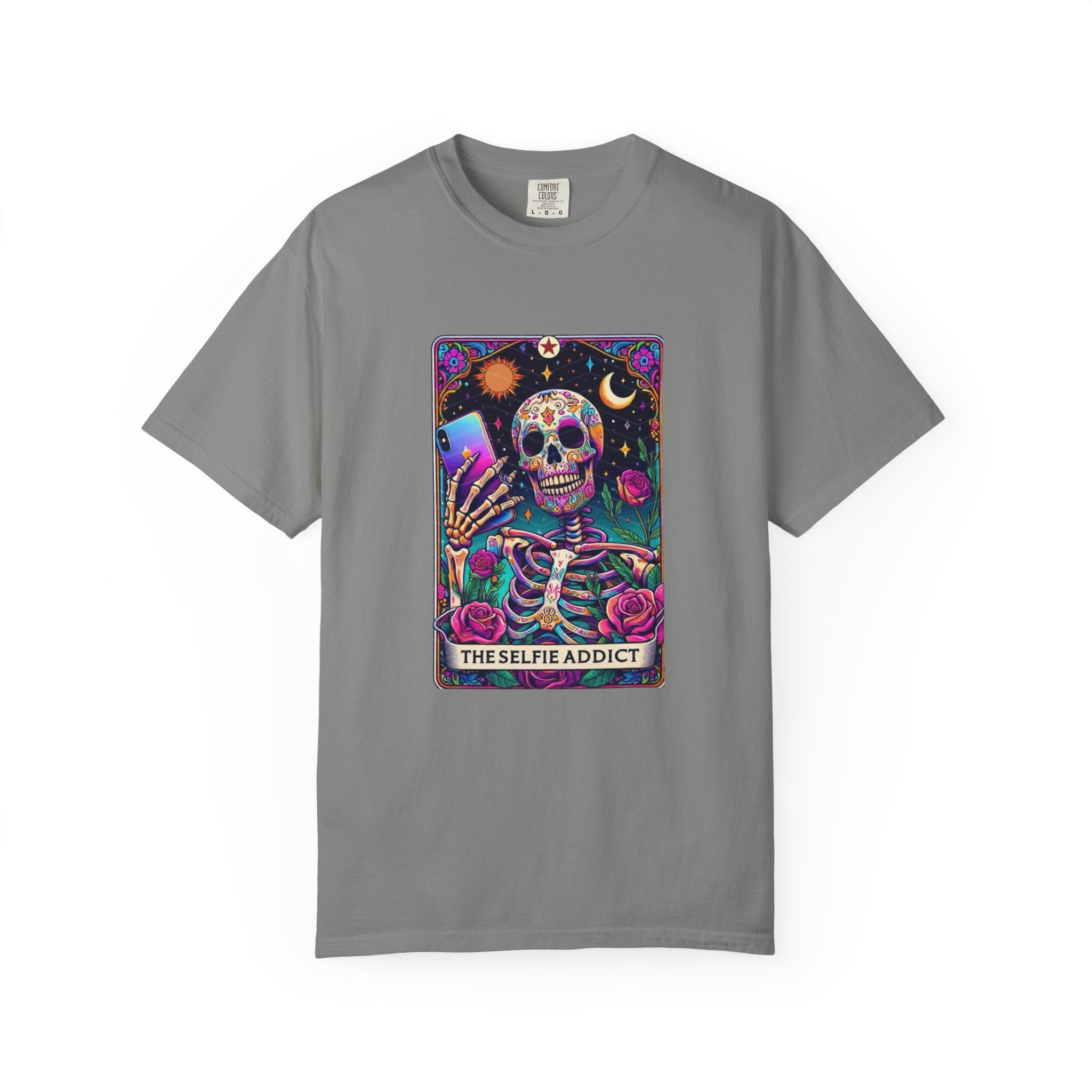 The Selfie Addict Unisex Garment-Dyed T-shirt