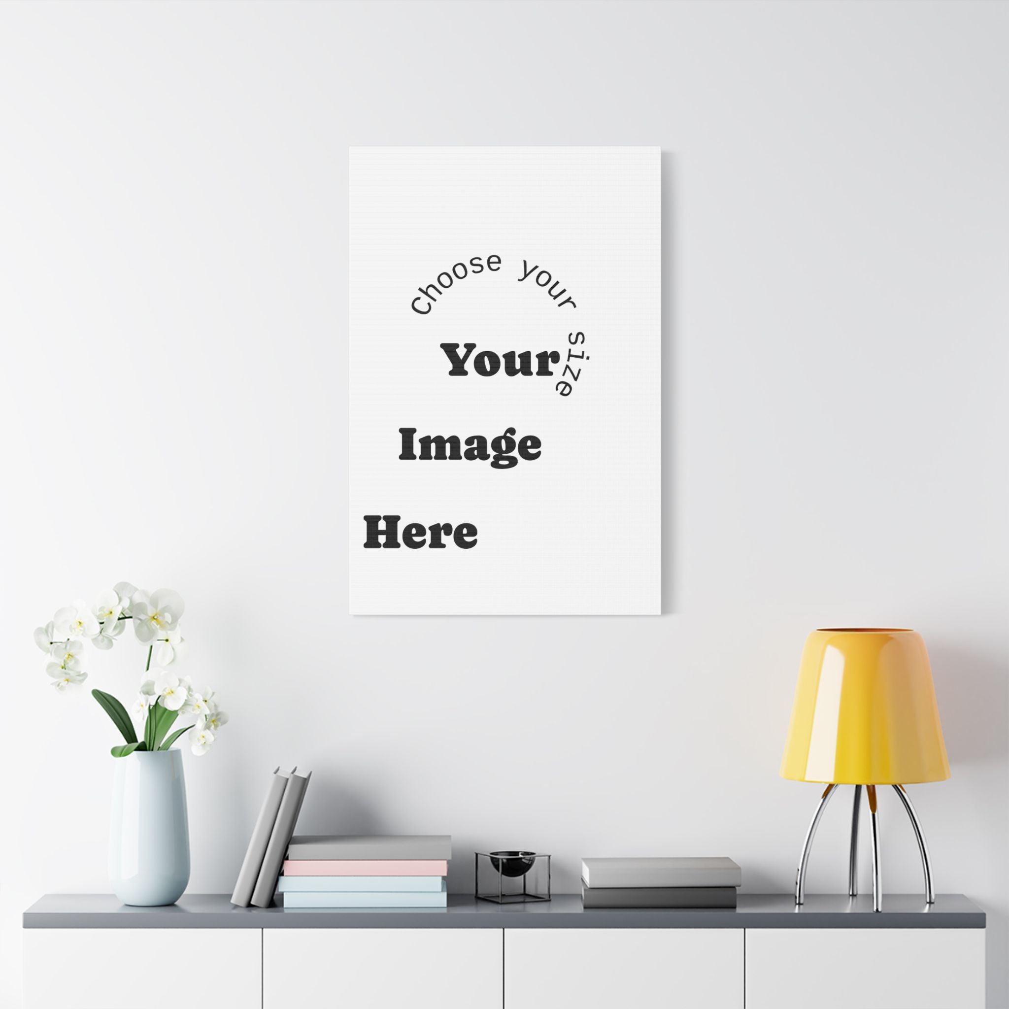 Custom Satin Canvas, Stretched Pick your Size - Send us your Image