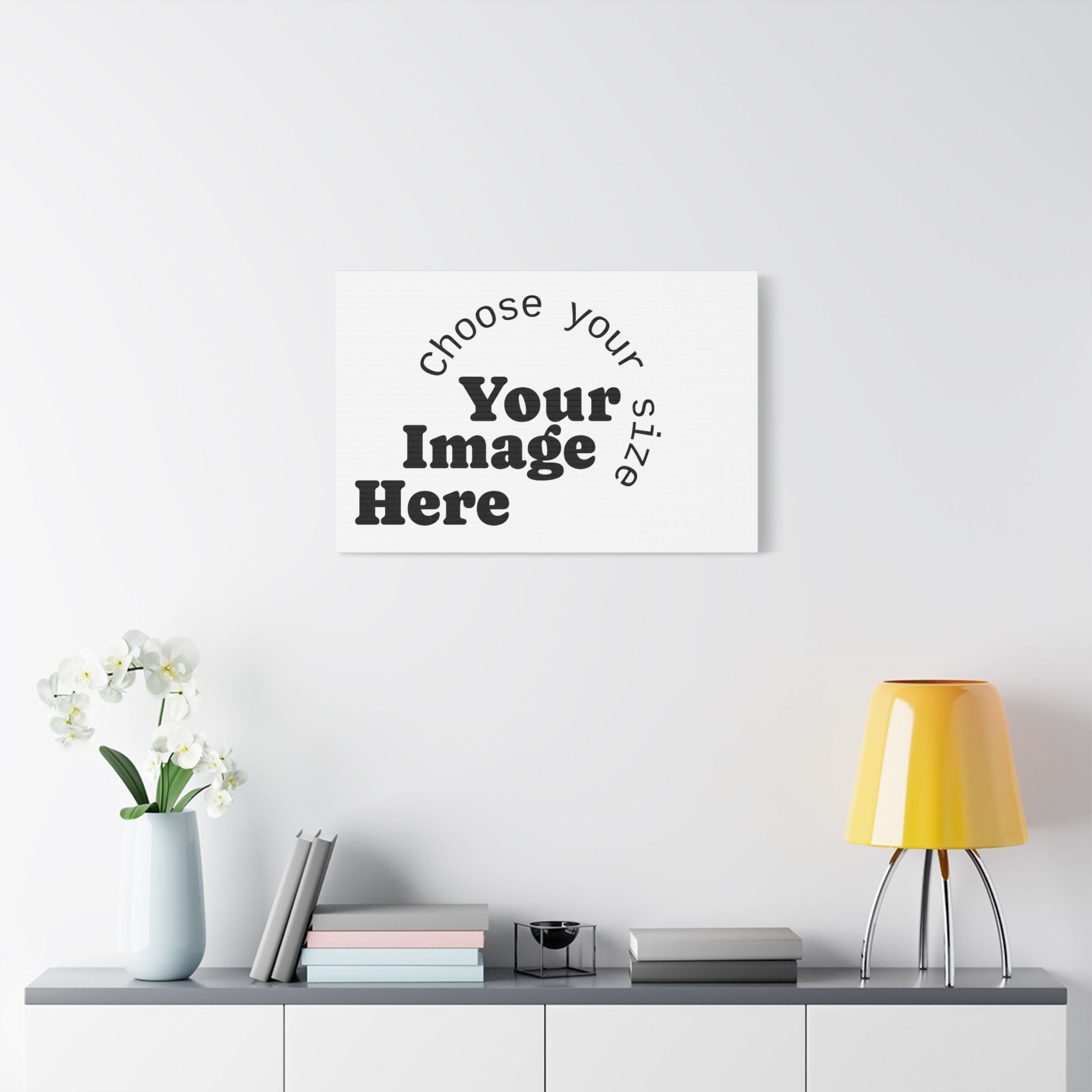 Custom Satin Canvas, Stretched Pick your Size - Send us your Image