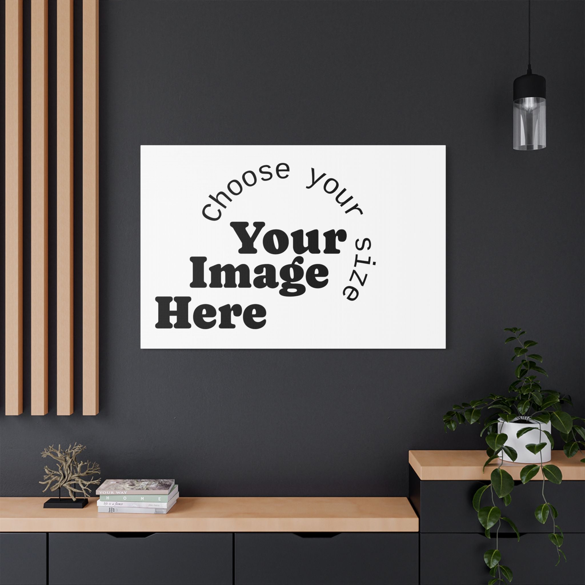 Custom Satin Canvas, Stretched Pick your Size - Send us your Image