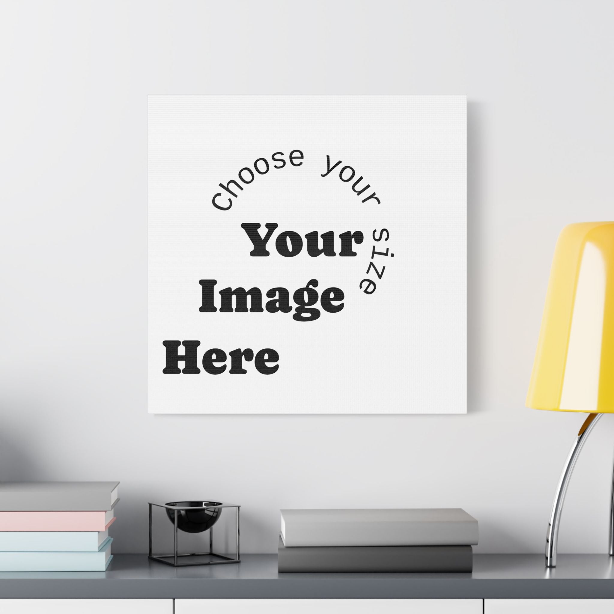 Custom Satin Canvas, Stretched Pick your Size - Send us your Image