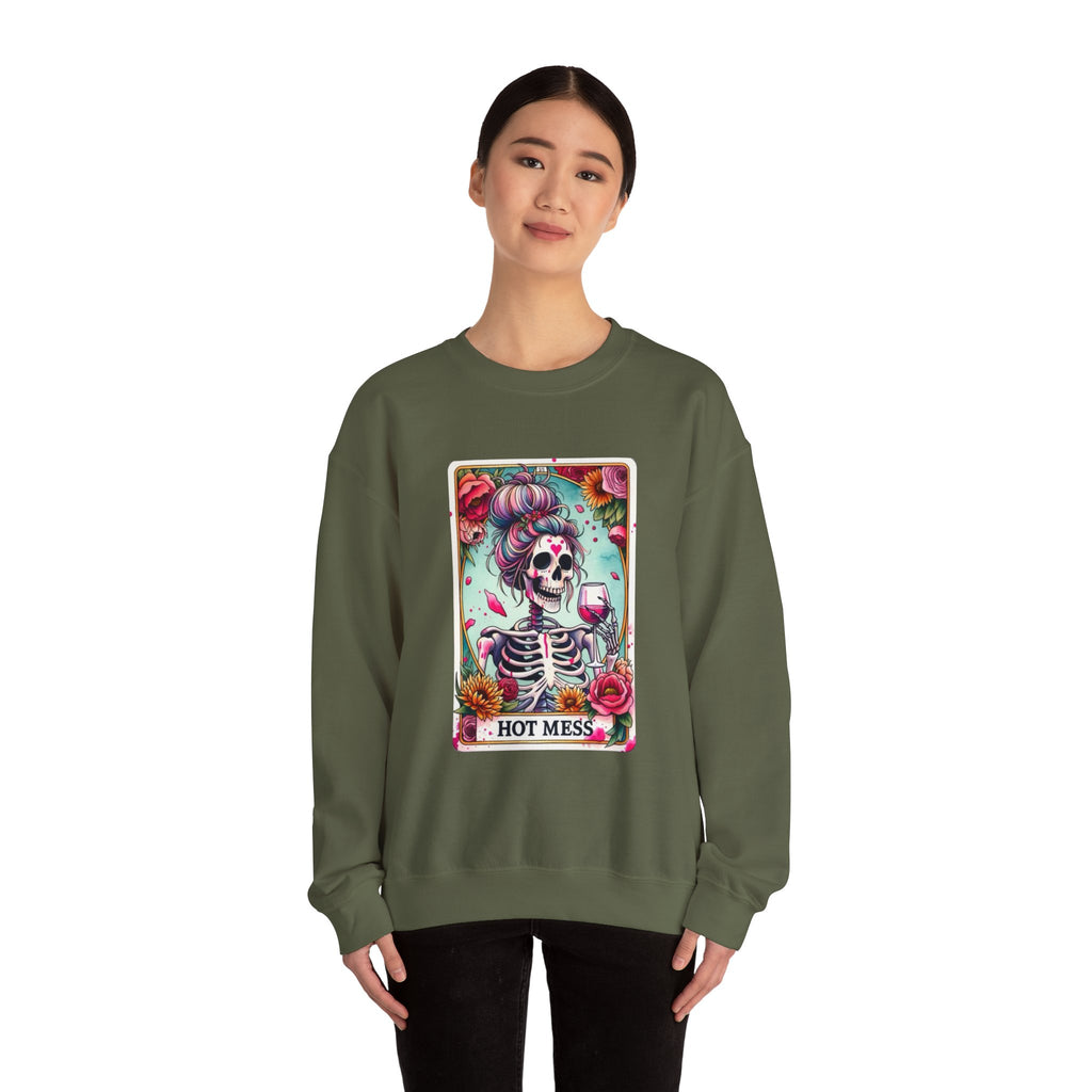 Hot Mess Unisex Heavy Blend™ Crewneck Sweatshirt