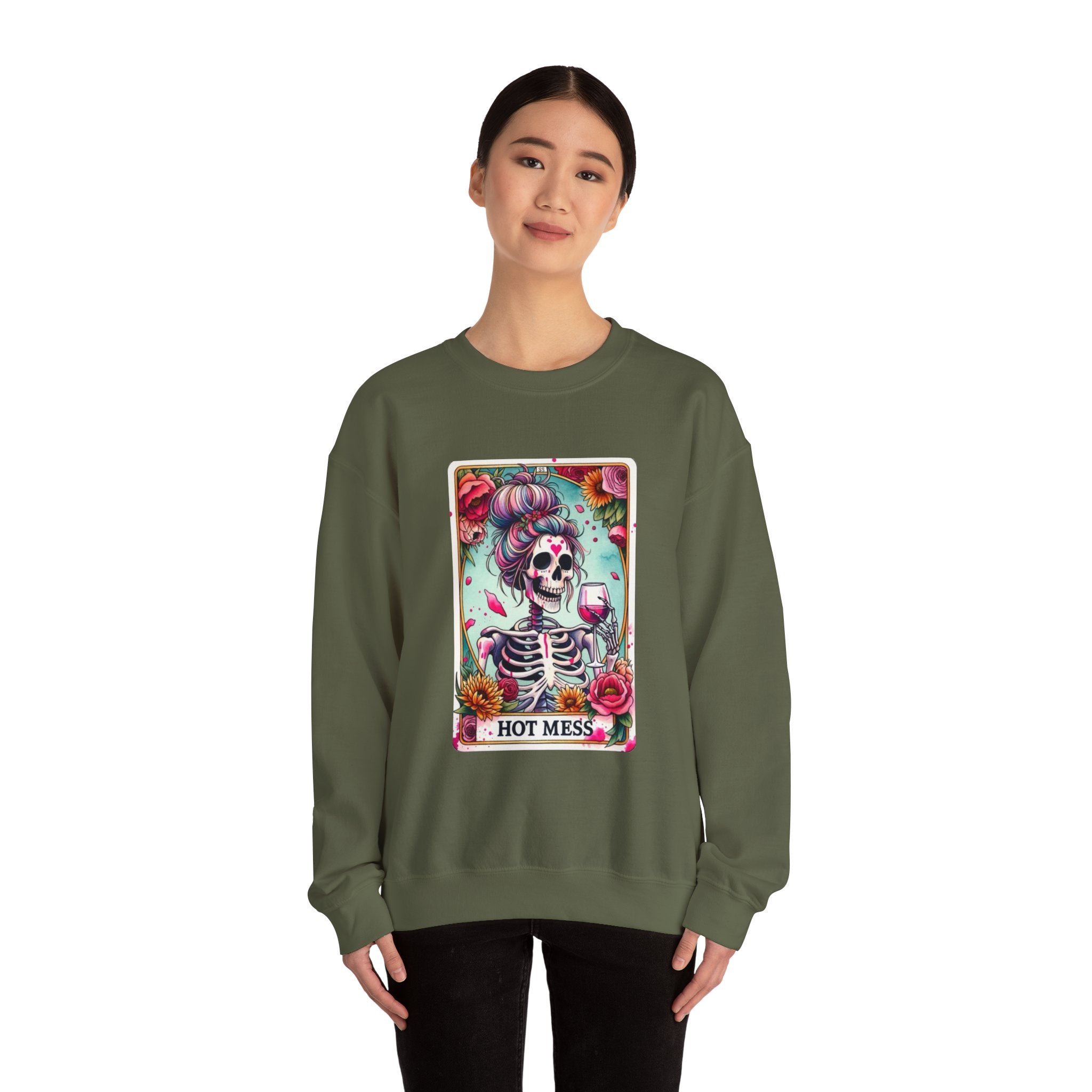Hot Mess Unisex Heavy Blend™ Crewneck Sweatshirt