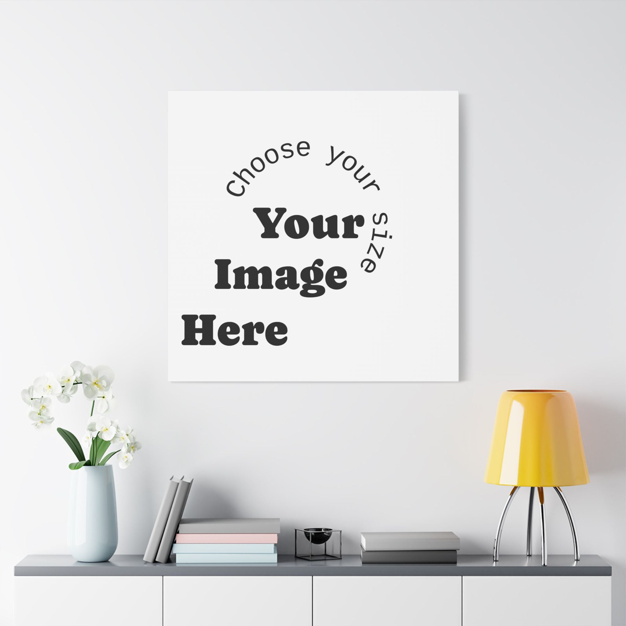 Custom Satin Canvas, Stretched Pick your Size - Send us your Image