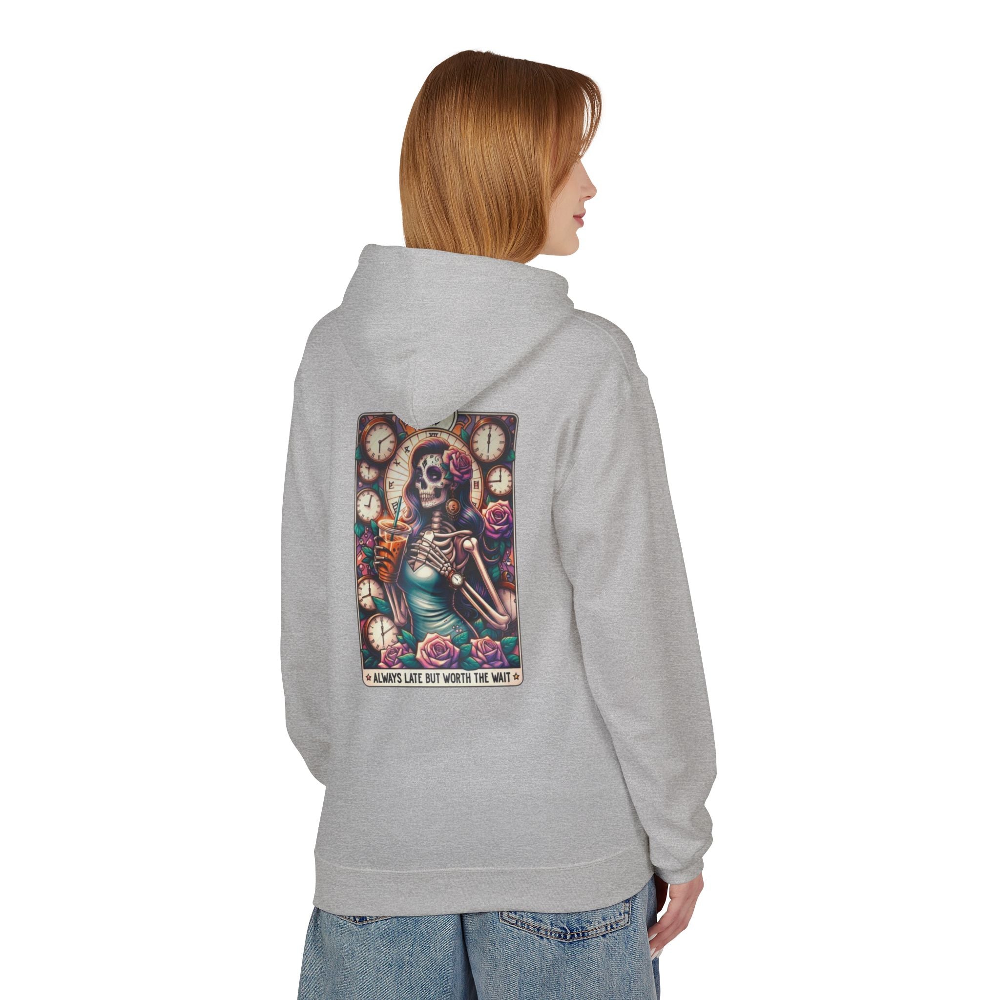 Always late Unisex Midweight Softstyle Fleece Hoodie