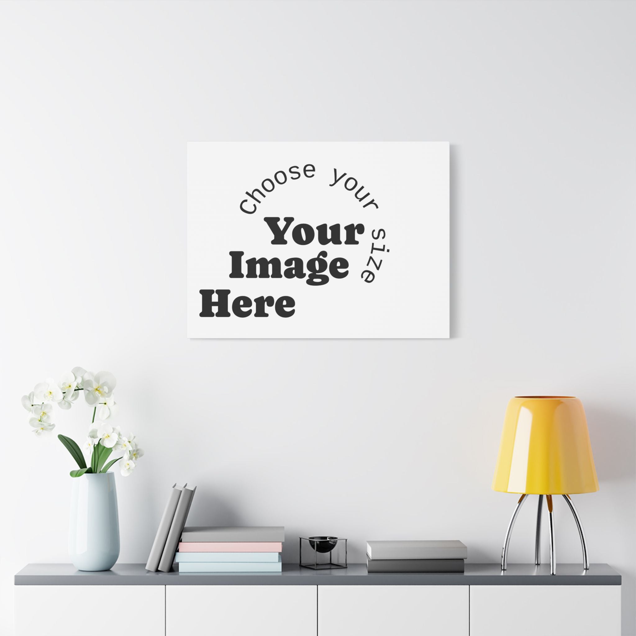 Custom Satin Canvas, Stretched Pick your Size - Send us your Image