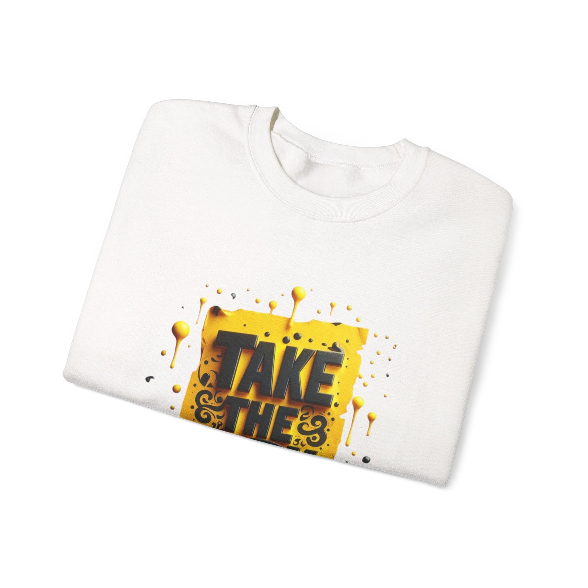 Take The Risk Unisex Heavy Crewneck Sweatshirt