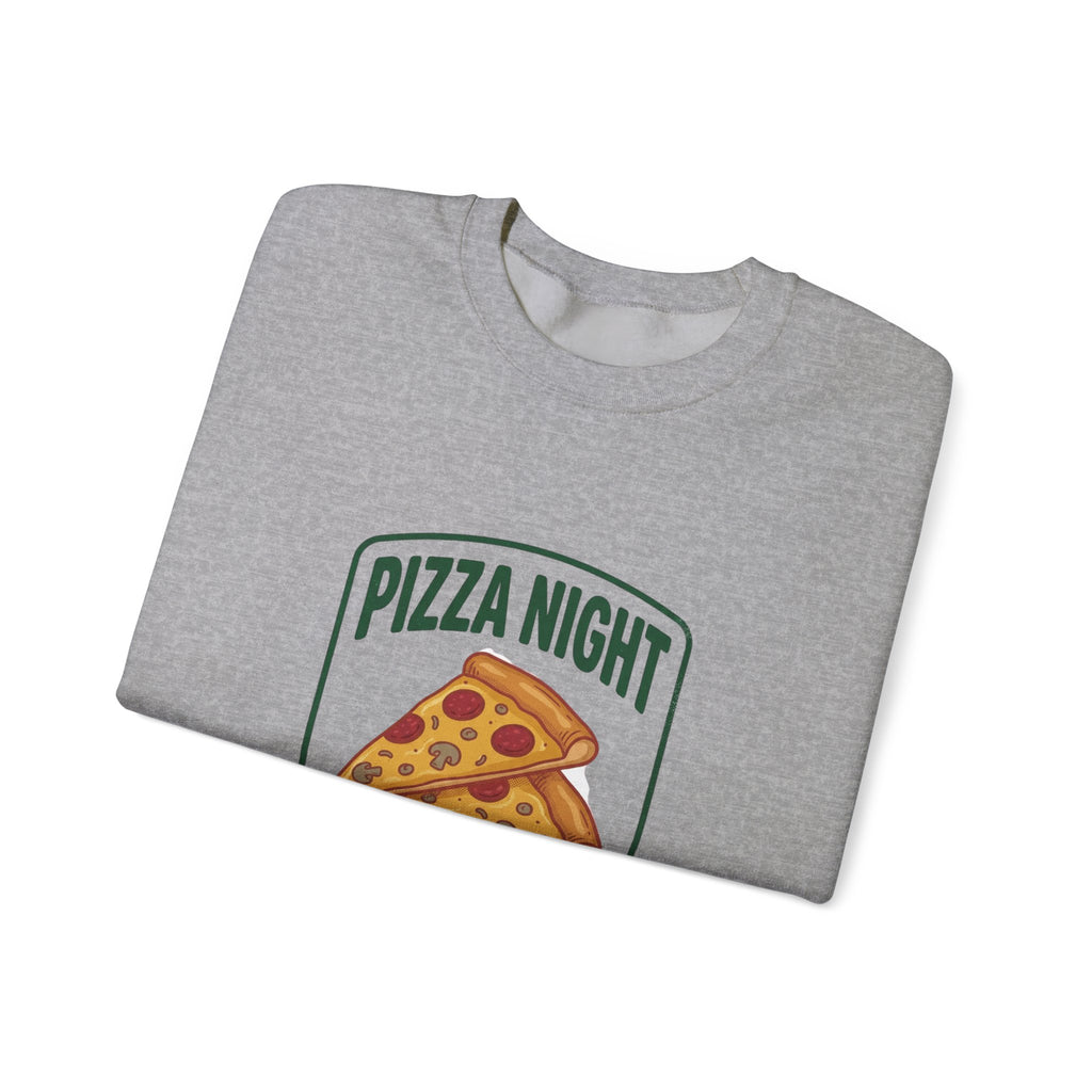 Pizza Night Is Sacred Sweatshirt | Vintage Food Graphics, Retro Diner Pizza Tee