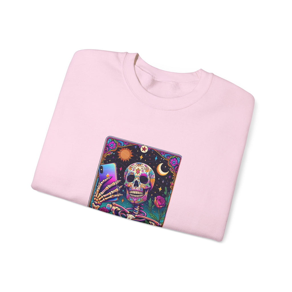 The Selfie Addict Unisex Heavy Blend™ Crewneck Sweatshirt