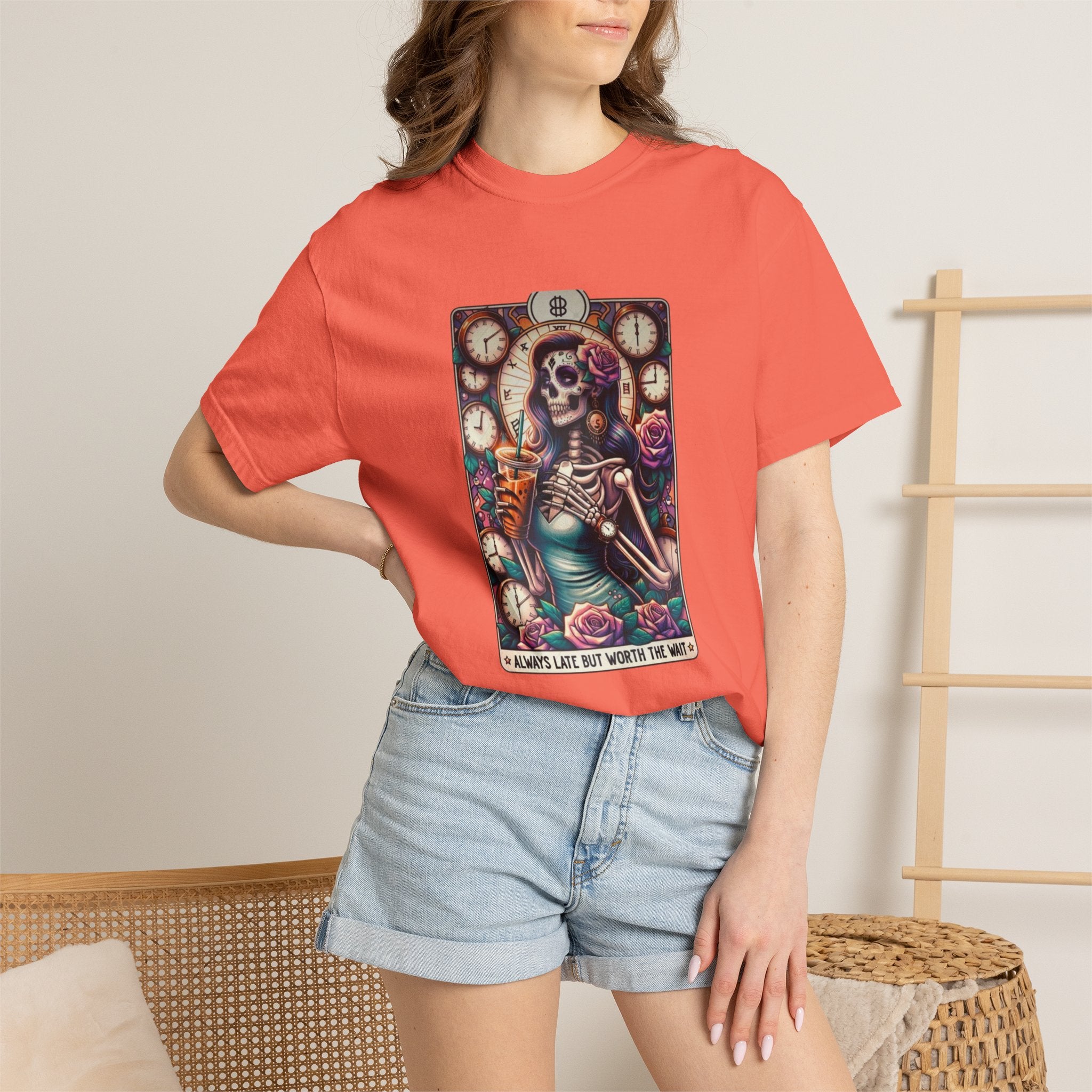 Always Late Unisex Garment-Dyed T-shirt