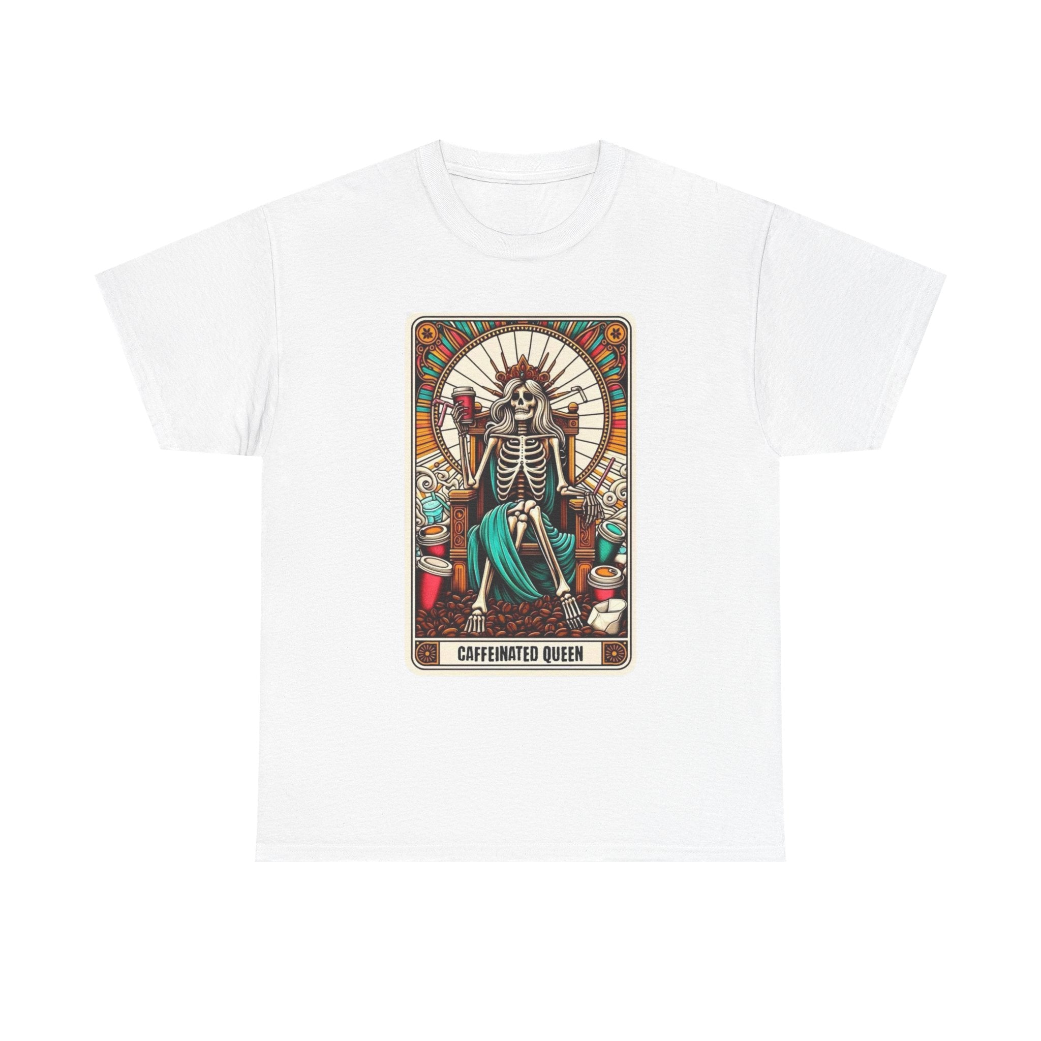 Caffinated Queen Unisex Heavy Cotton Tee