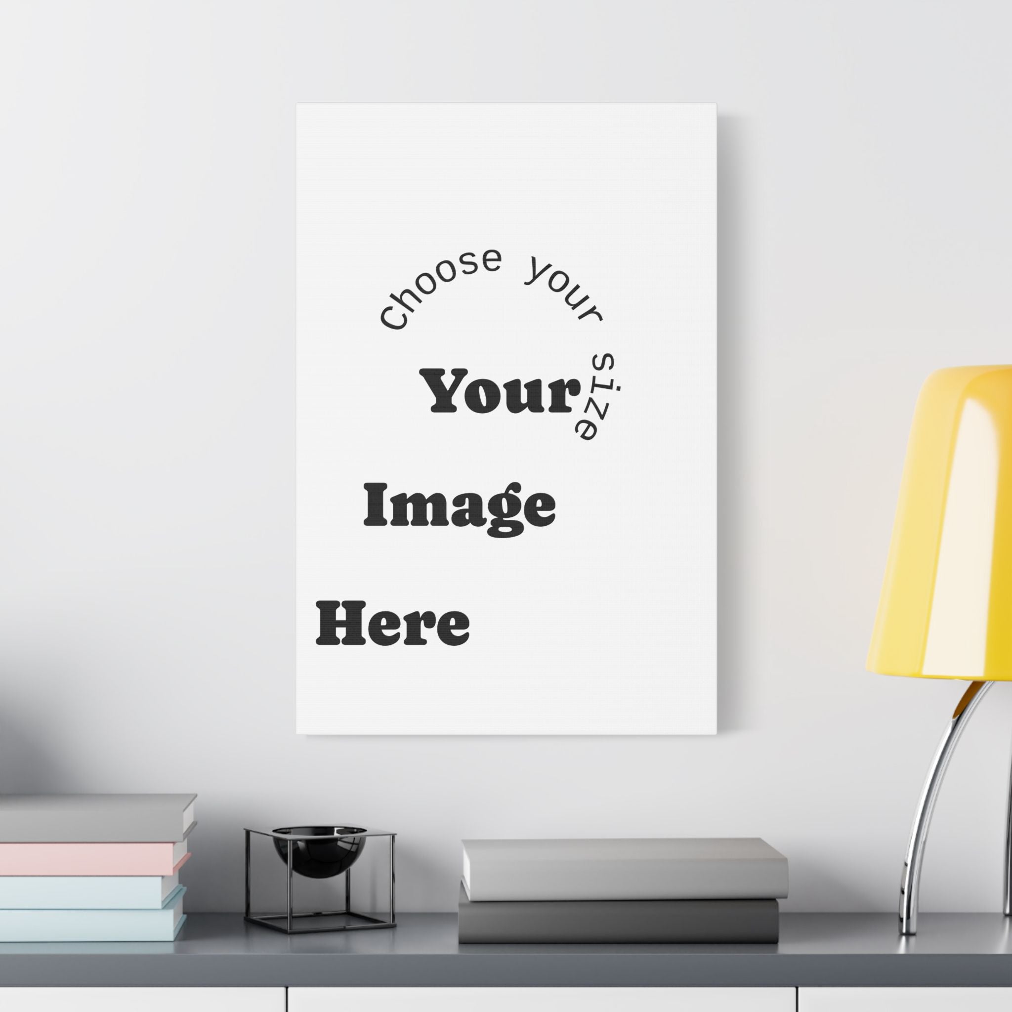Custom Satin Canvas, Stretched Pick your Size - Send us your Image