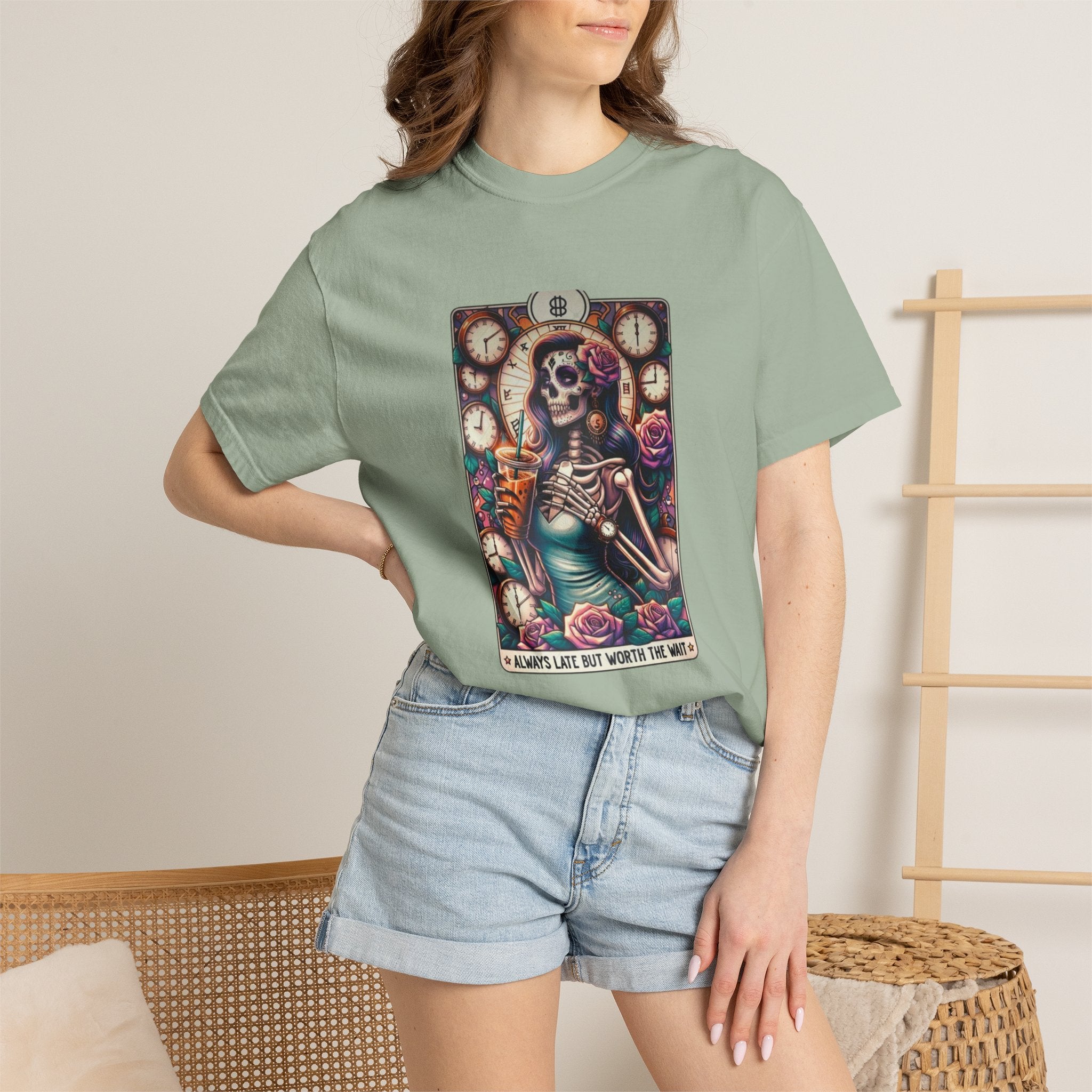 Always Late Unisex Garment-Dyed T-shirt
