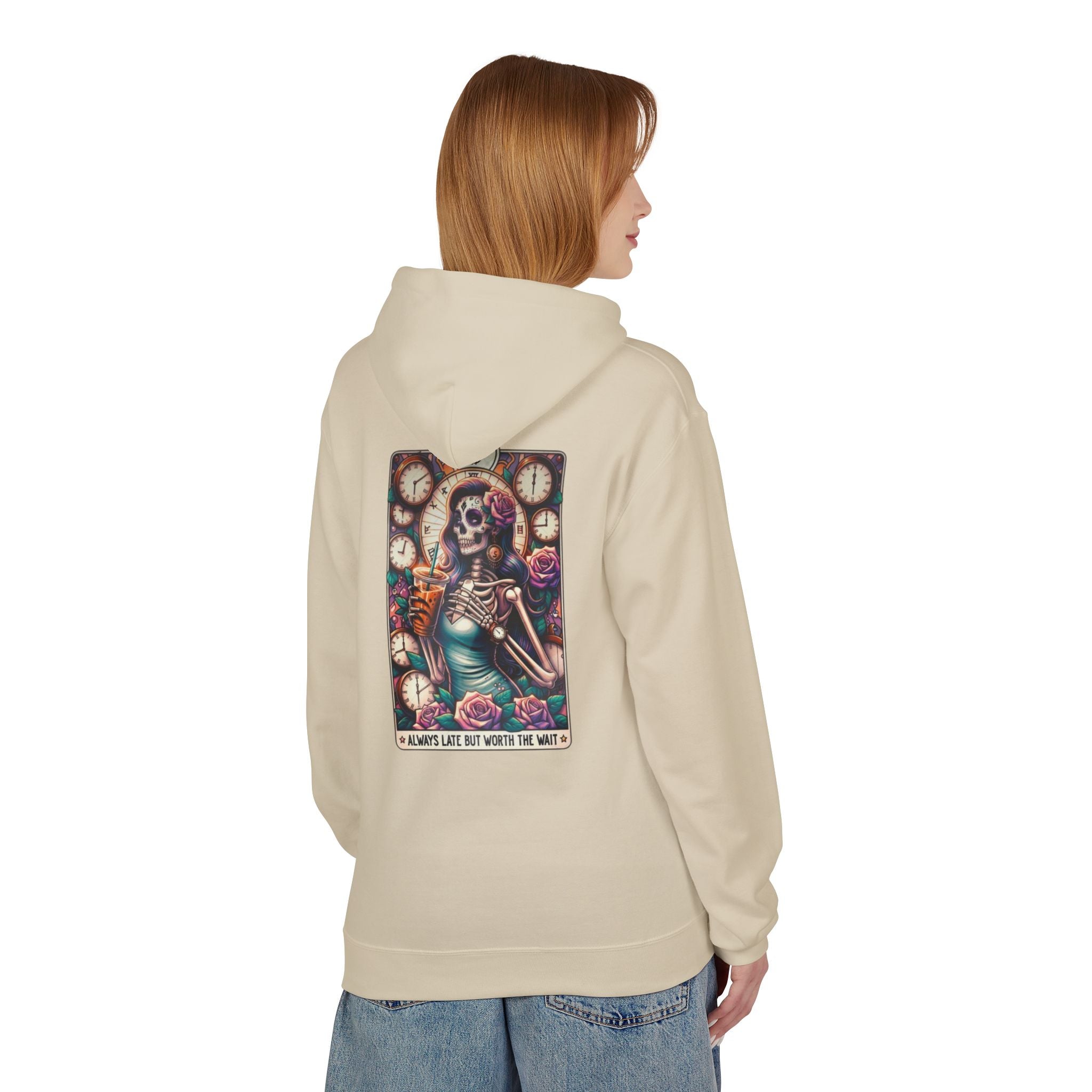 Always late Unisex Midweight Softstyle Fleece Hoodie