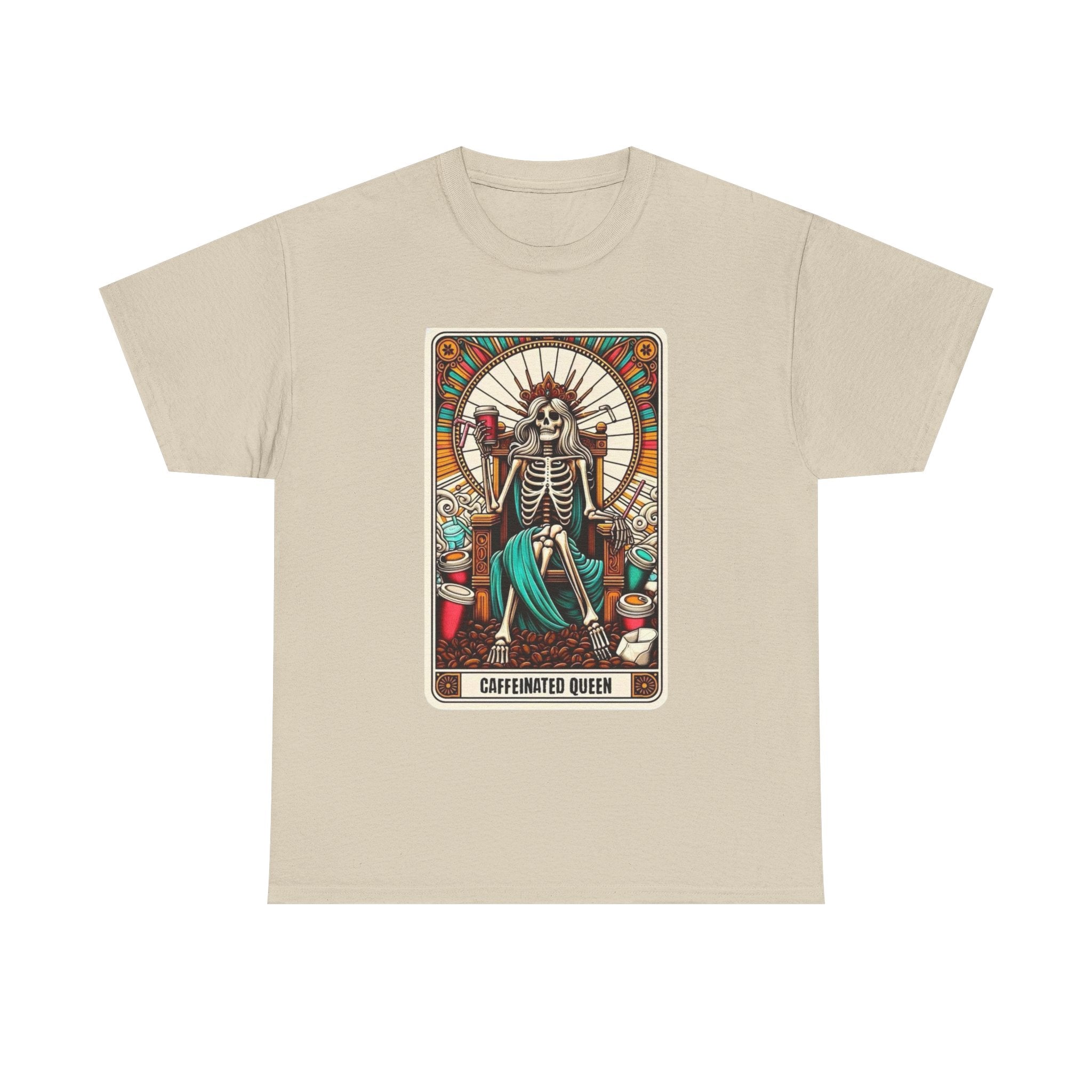 Caffinated Queen Unisex Heavy Cotton Tee