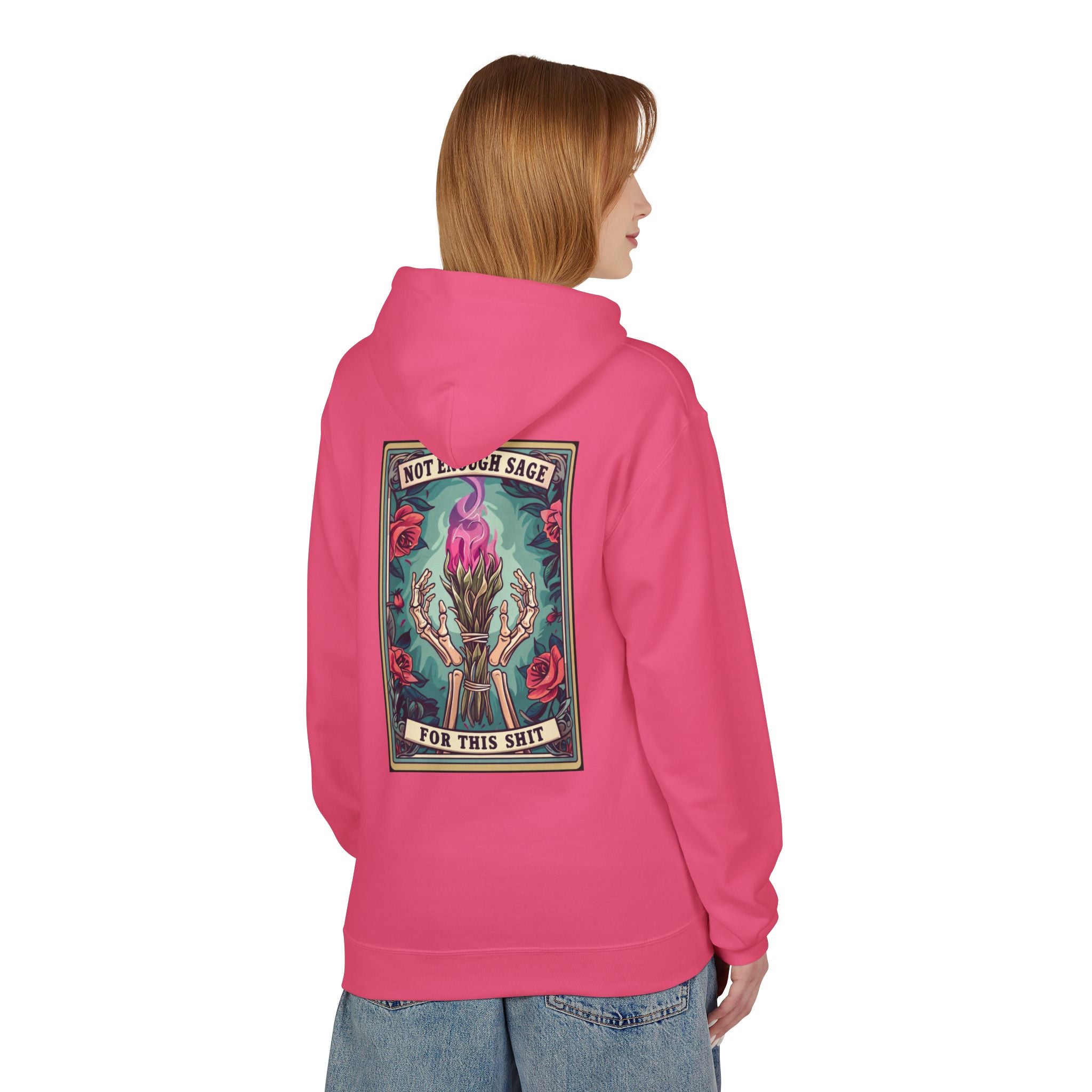 Not Enough Sage Unisex Midweight Softstyle Fleece Hoodie