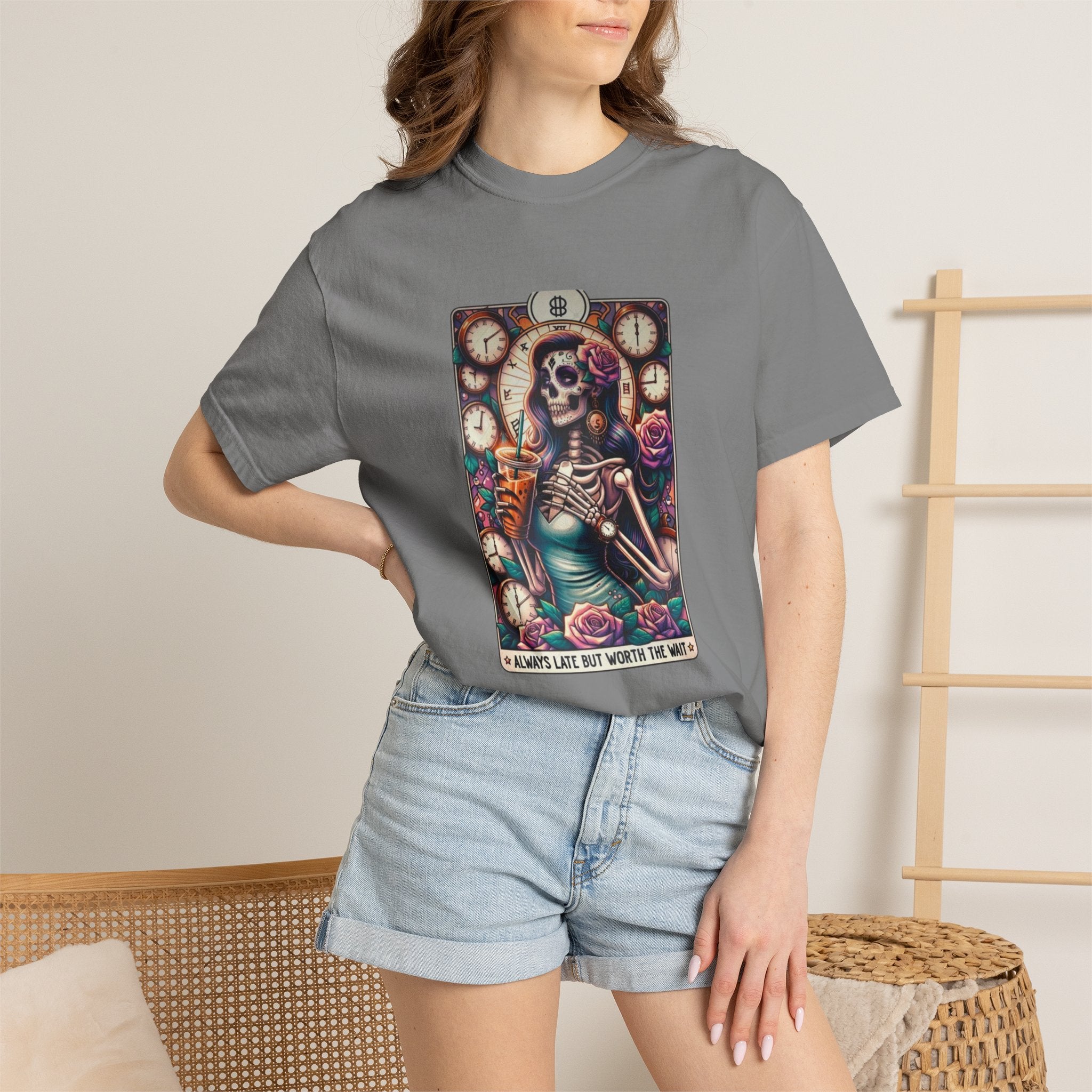 Always Late Unisex Garment-Dyed T-shirt
