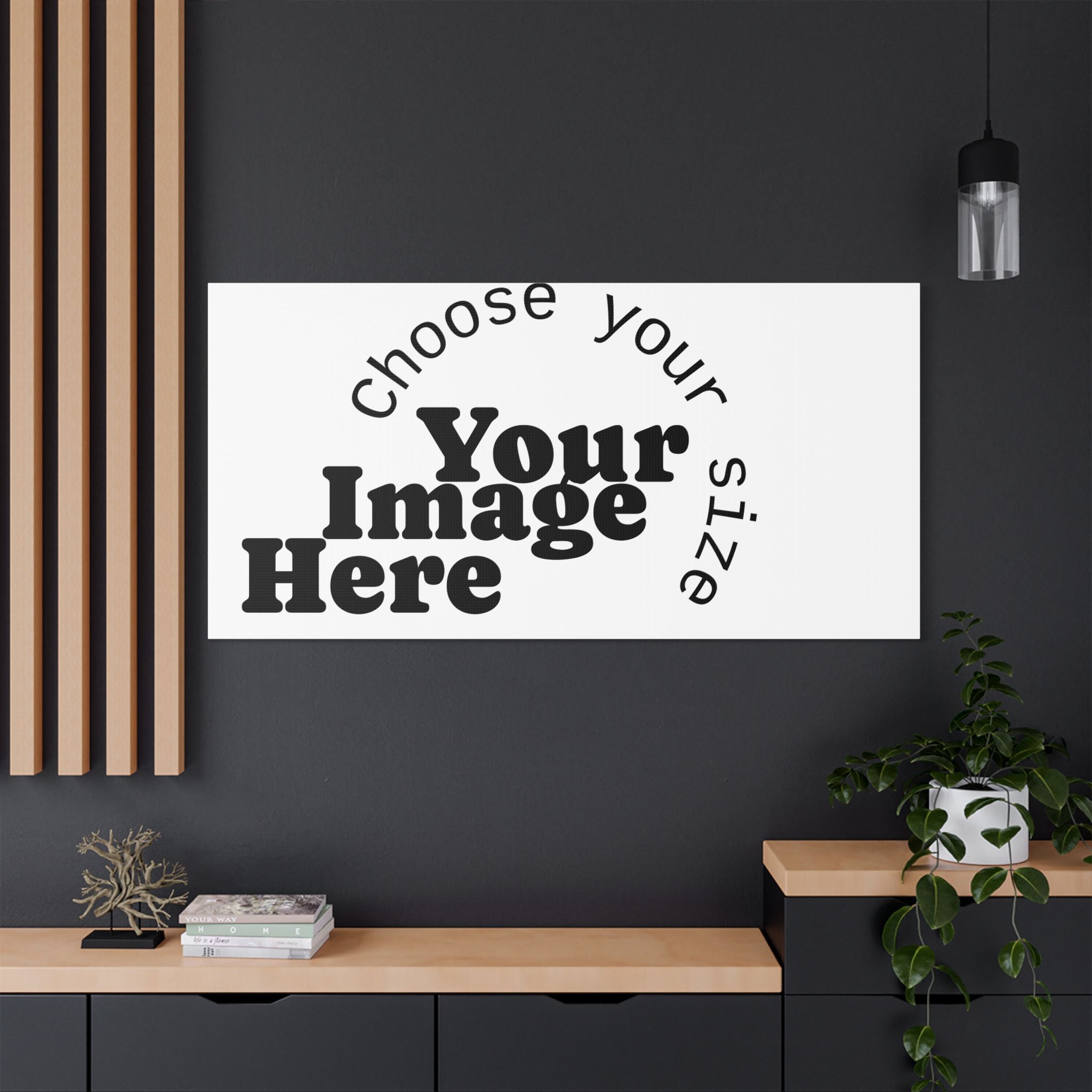 Custom Satin Canvas, Stretched Pick your Size - Send us your Image