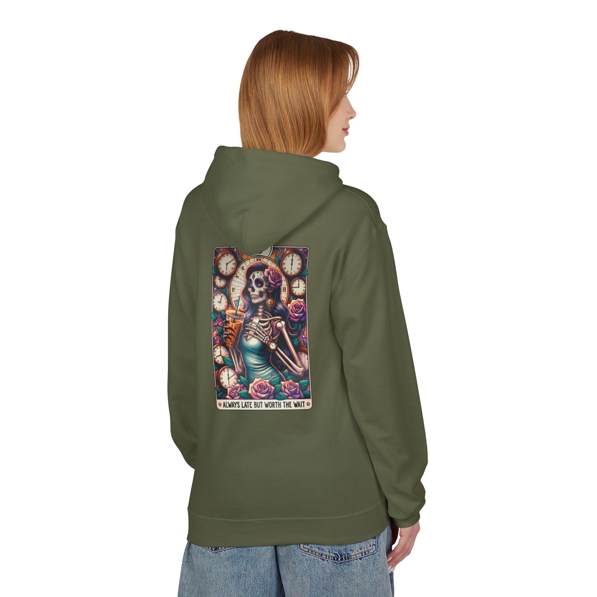 Always late Unisex Midweight Softstyle Fleece Hoodie