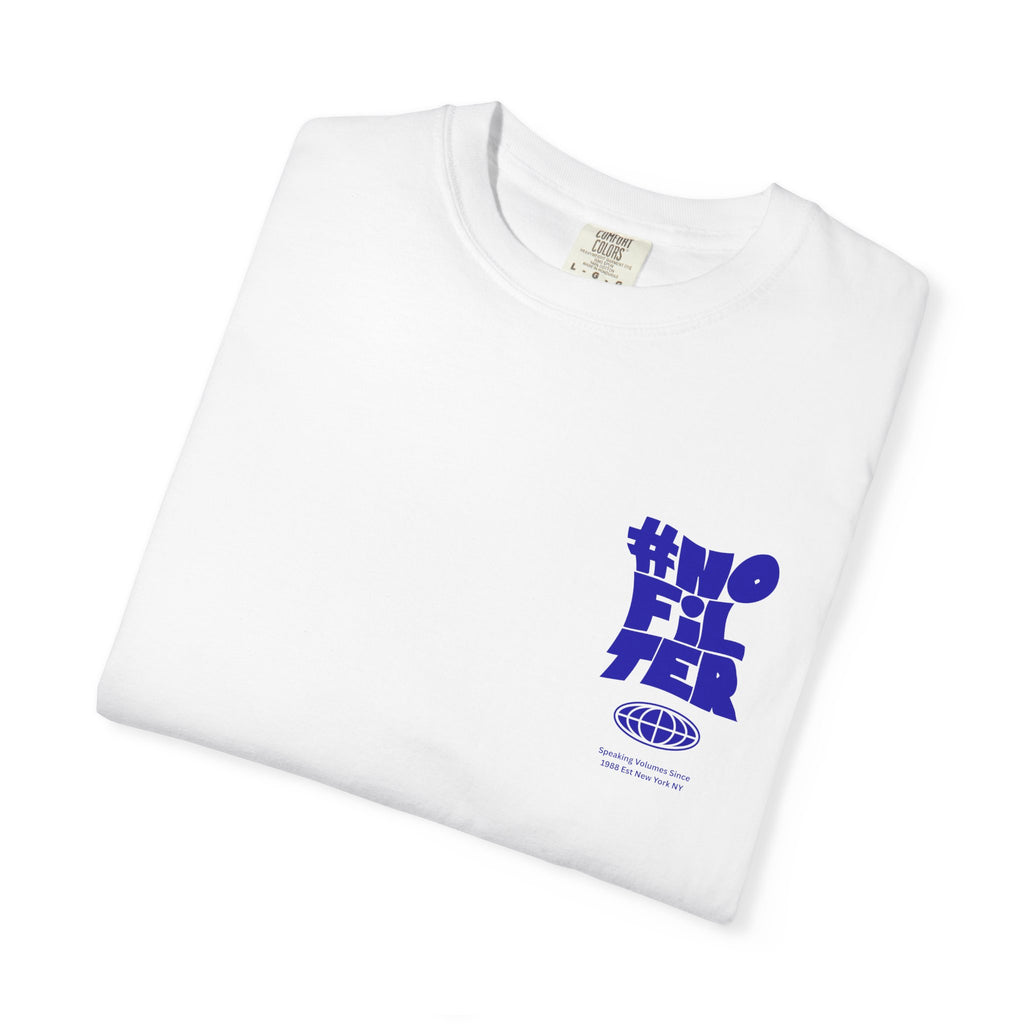 #NOFILTER Graphic T-Shirt — Retro Bold Blue Print