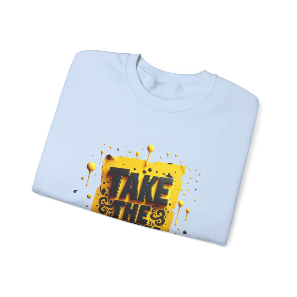 Take The Risk Unisex Heavy Crewneck Sweatshirt