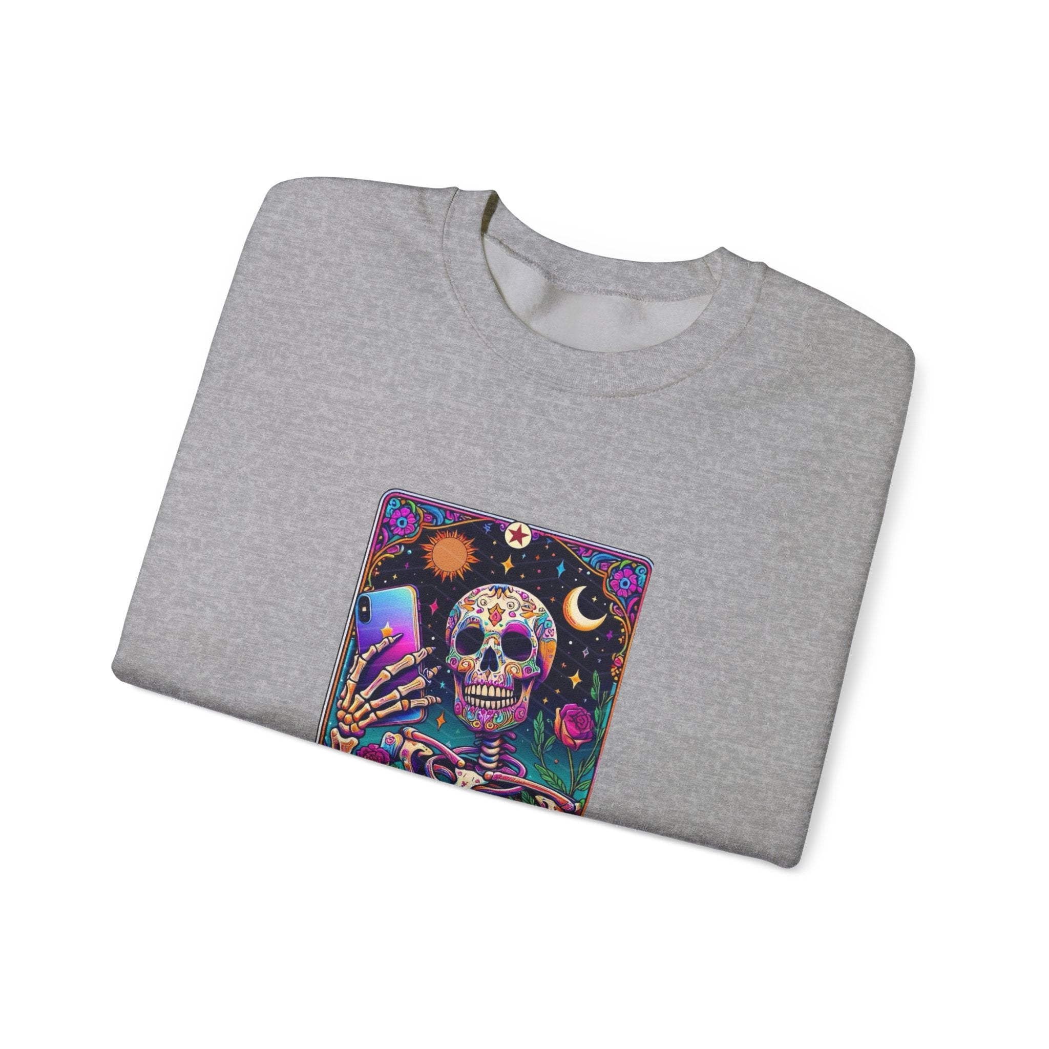 The Selfie Addict Unisex Heavy Blend™ Crewneck Sweatshirt