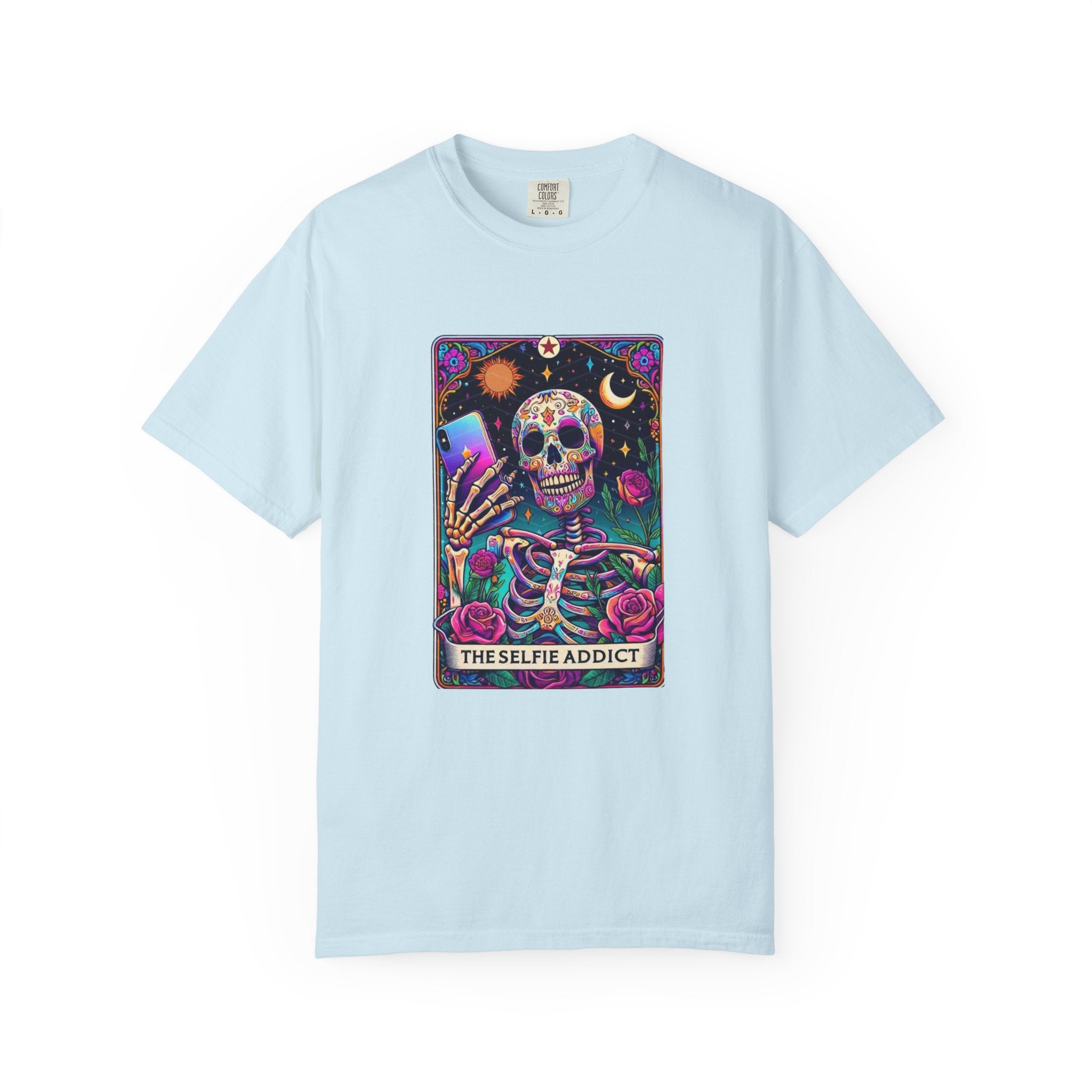 The Selfie Addict Unisex Garment-Dyed T-shirt