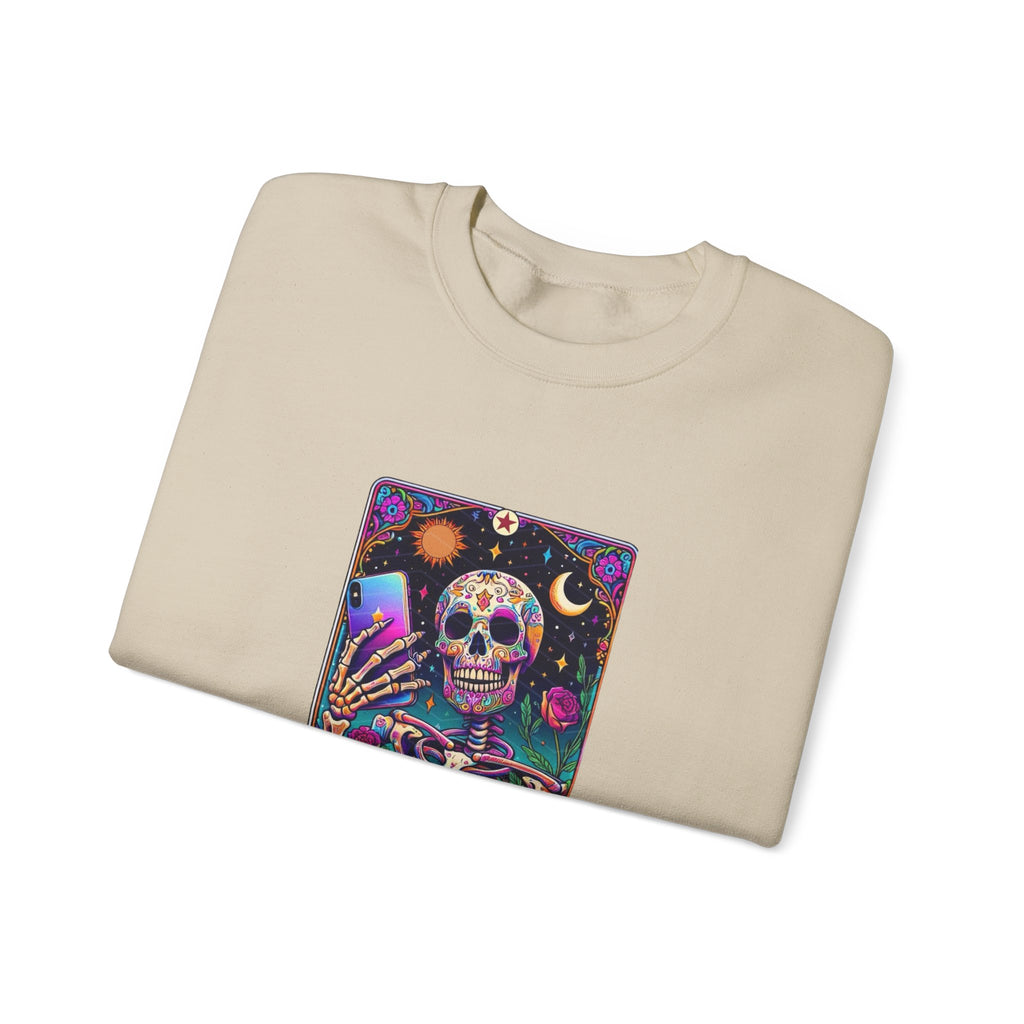 The Selfie Addict Unisex Heavy Blend™ Crewneck Sweatshirt