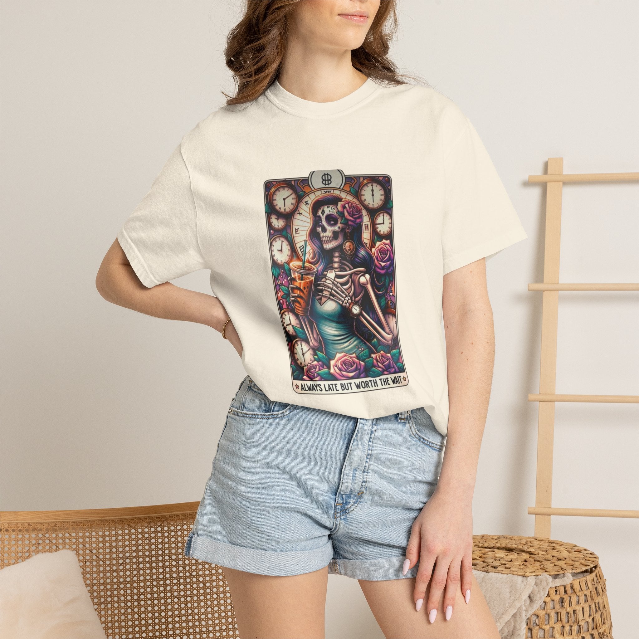 Always Late Unisex Garment-Dyed T-shirt