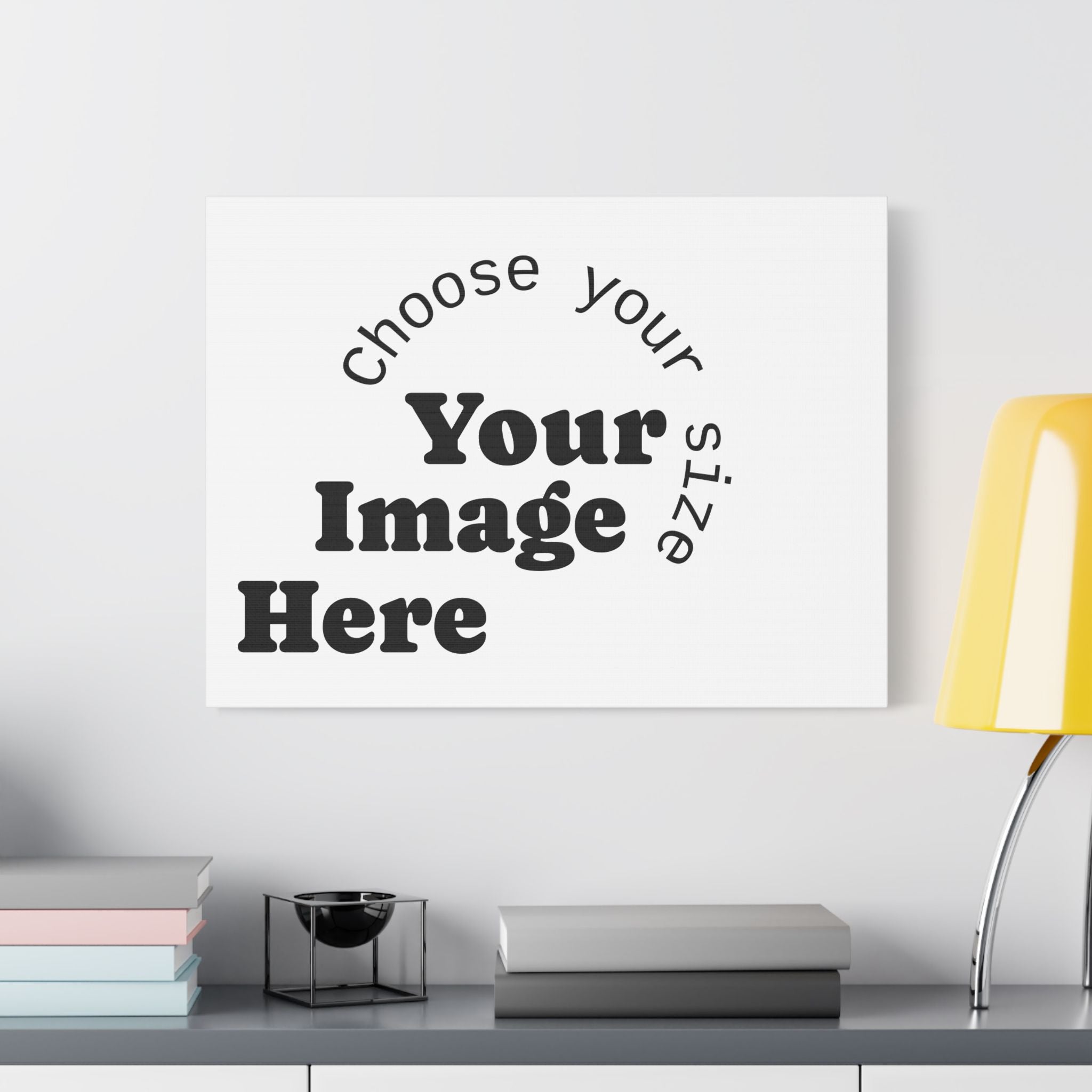 Custom Satin Canvas, Stretched Pick your Size - Send us your Image