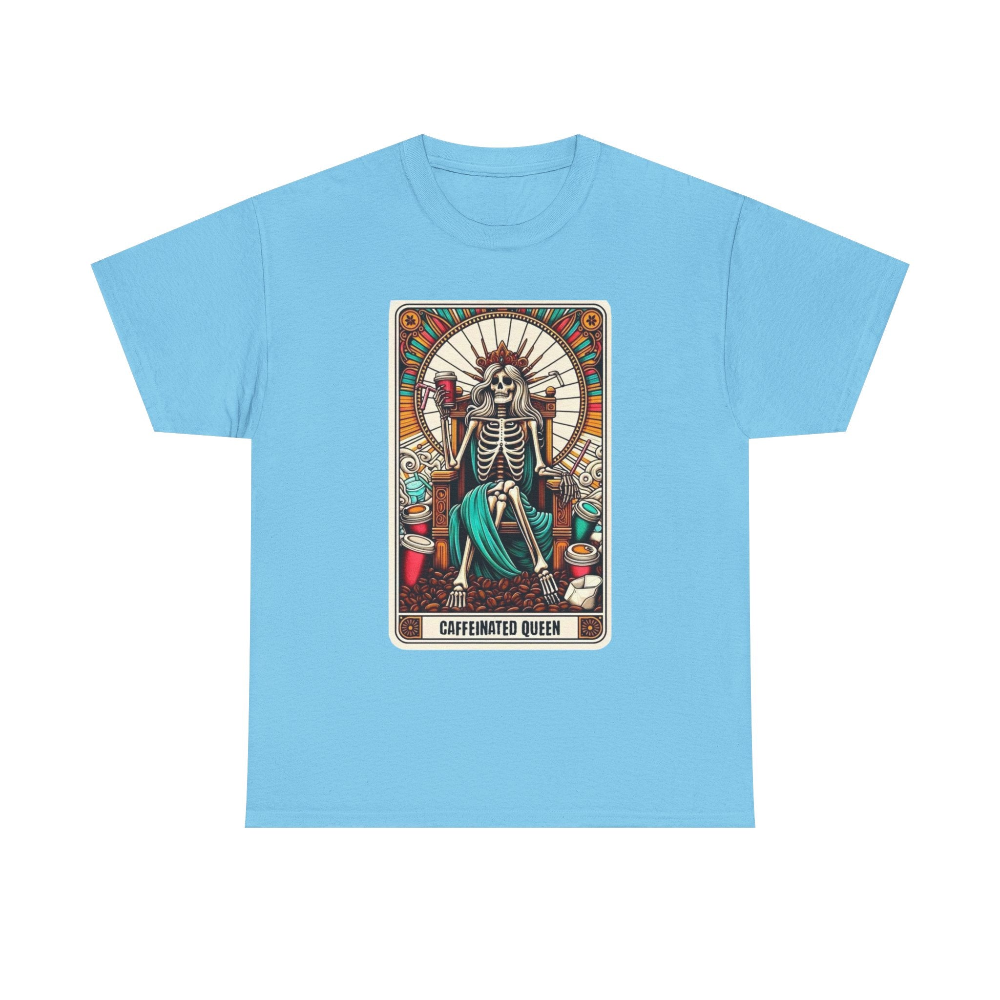 Caffinated Queen Unisex Heavy Cotton Tee