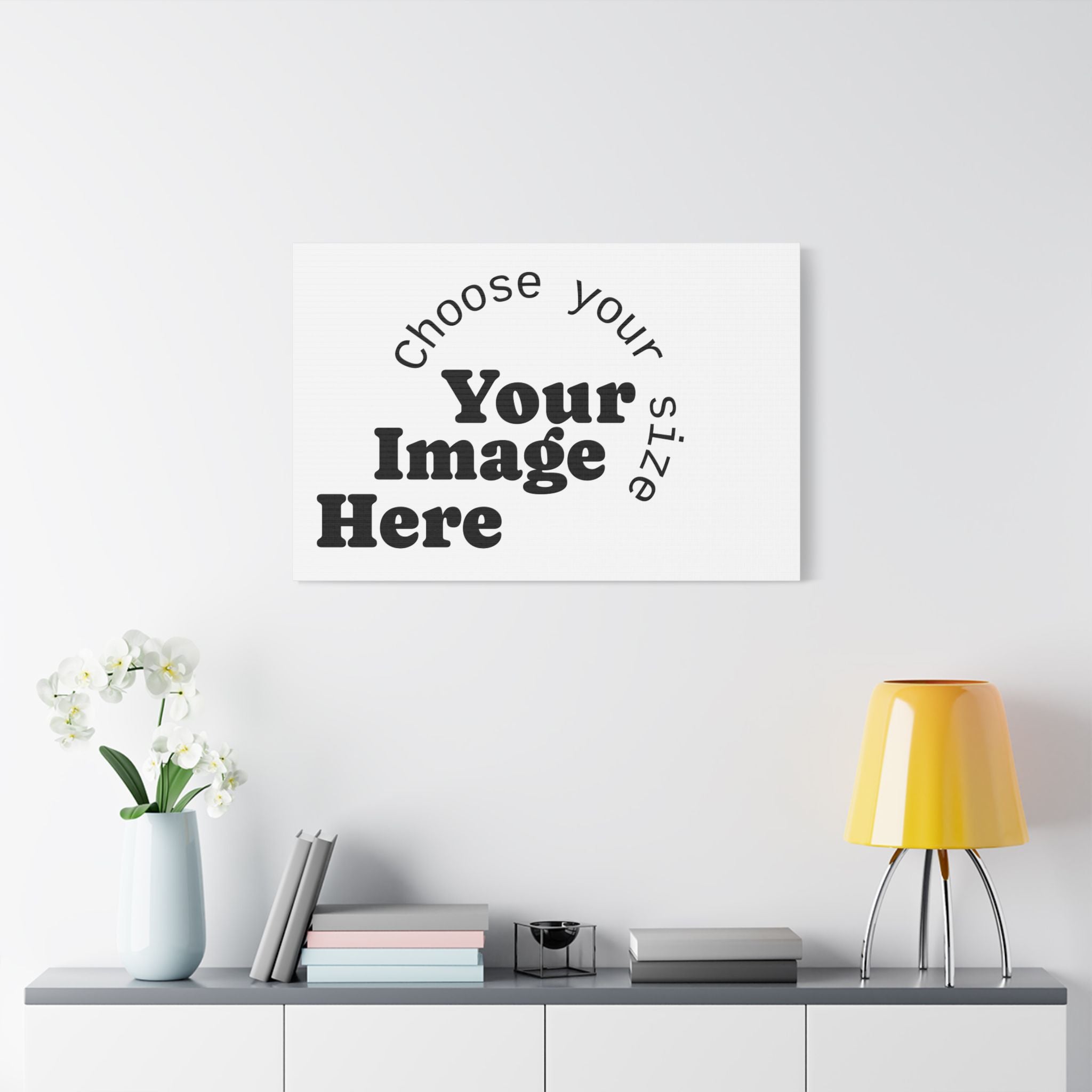 Custom Satin Canvas, Stretched Pick your Size - Send us your Image