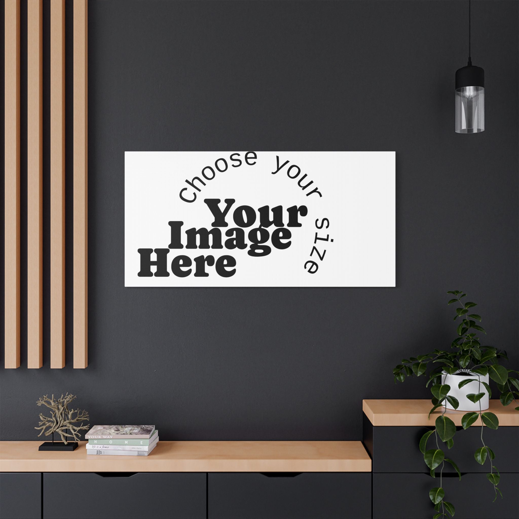 Custom Satin Canvas, Stretched Pick your Size - Send us your Image