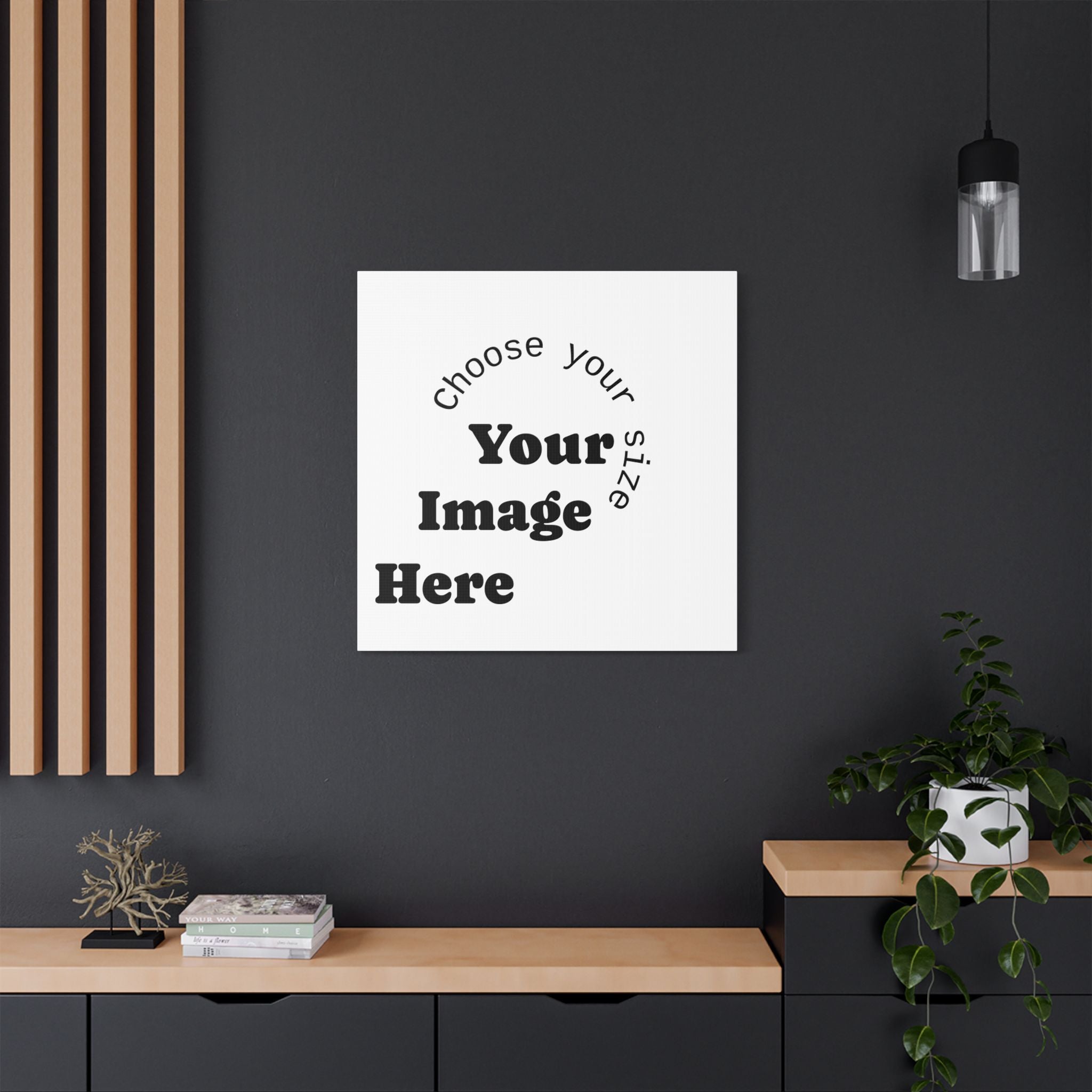 Custom Satin Canvas, Stretched Pick your Size - Send us your Image