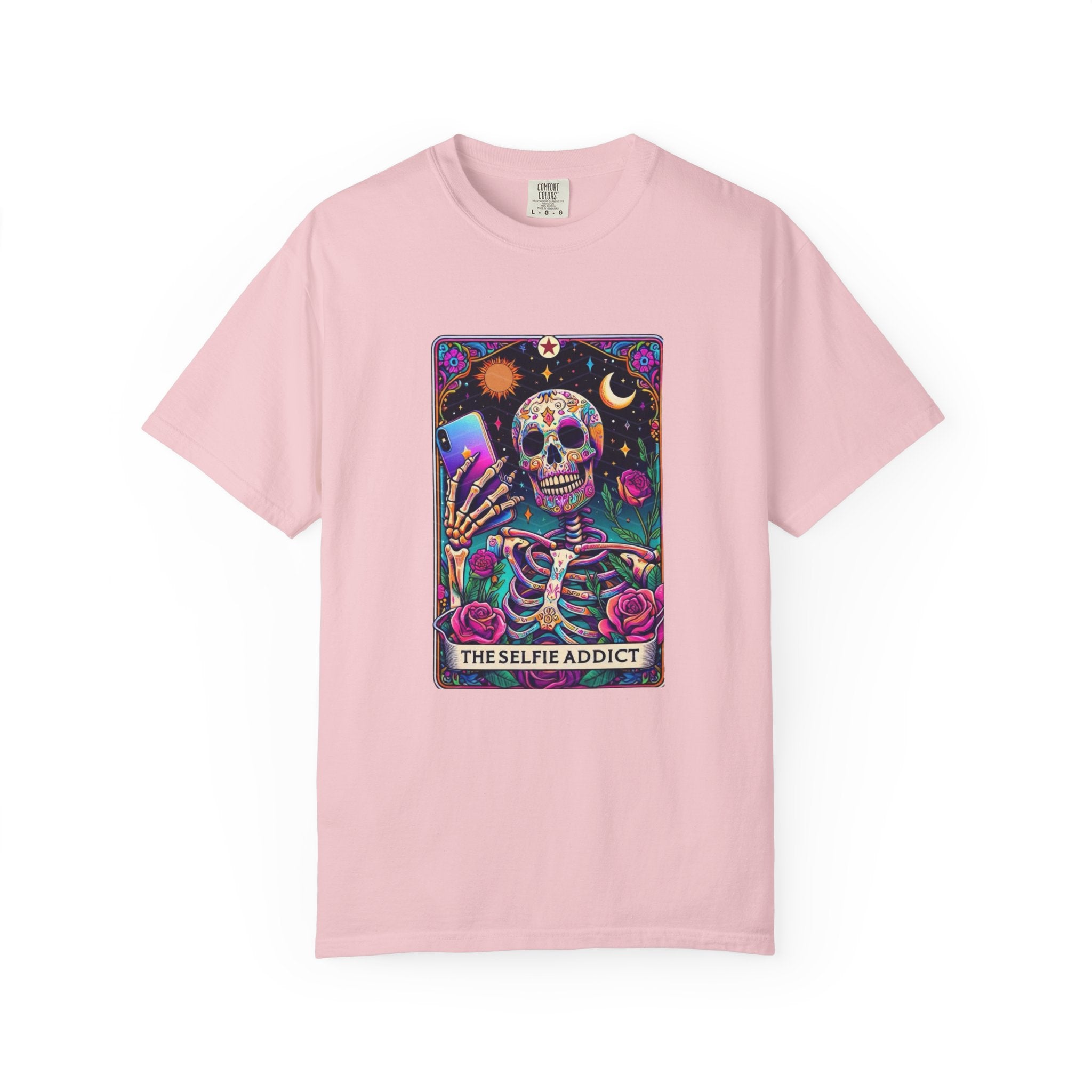 The Selfie Addict Unisex Garment-Dyed T-shirt