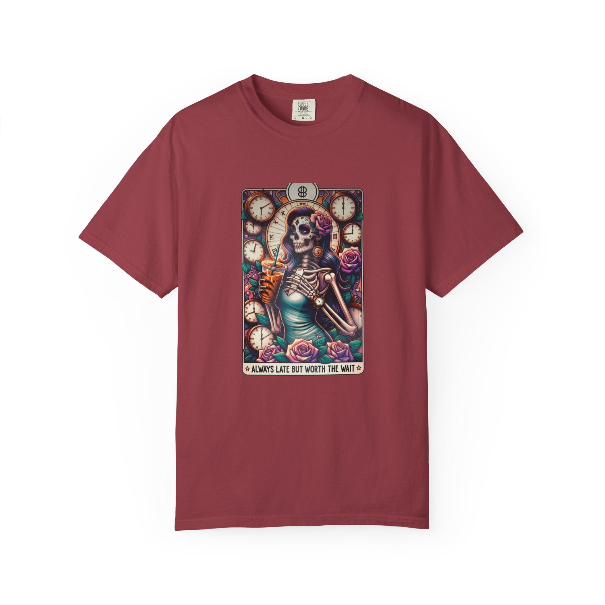 Always Late Unisex Garment-Dyed T-shirt